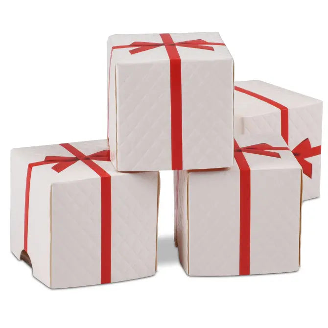 Luxury White Padded Gift Box Cube - Perfect for Jewelry, Watches, Cosmetics & Special Occasion Gifts