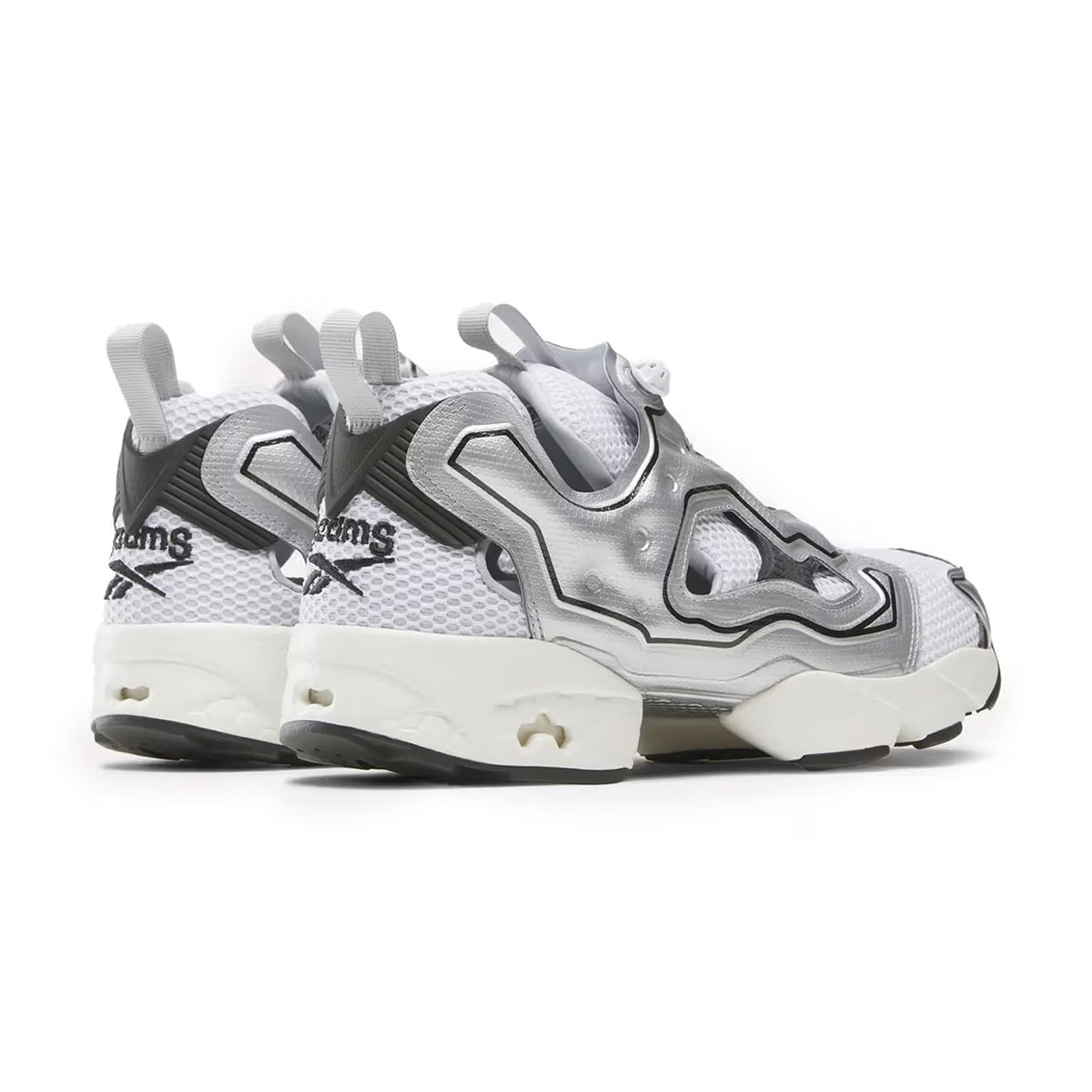 BEAMS x Reebok Instapump Fury '94 Retro Sneakers in Silver - Stylish & Comfortable for Running, Gym, and Casual Wear