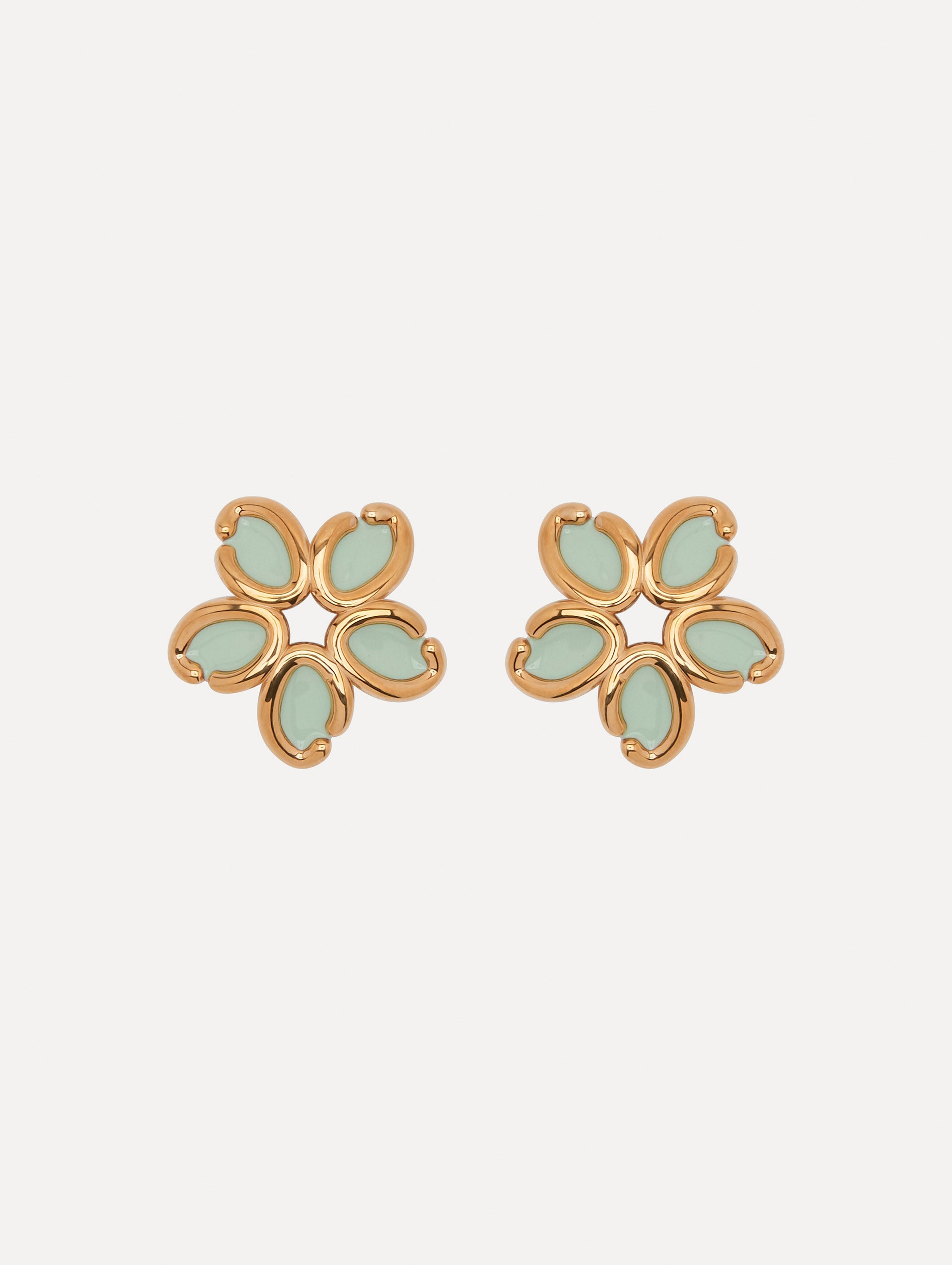 Enamel Flower Earrings for Women - Handmade Vintage Floral Dangle Earrings - Perfect for Weddings, Parties & Everyday Wear