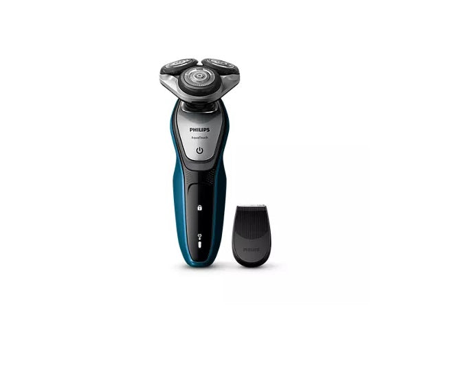 Philips Series 5000 Wet & Dry Electric Shaver for Men - Rechargeable Cordless Razor with Dual Precision Blades - Perfect for Travel, Gym & Daily Shaving