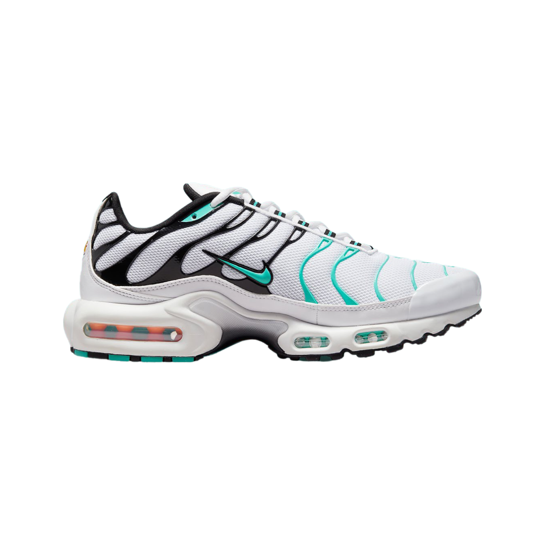 Nike Air Max Plus Running Shoes - White Tiffany Teal Black - Comfortable Cushioned Sneakers for Men & Women | Perfect for Gym Workouts, Jogging & Casual Wear