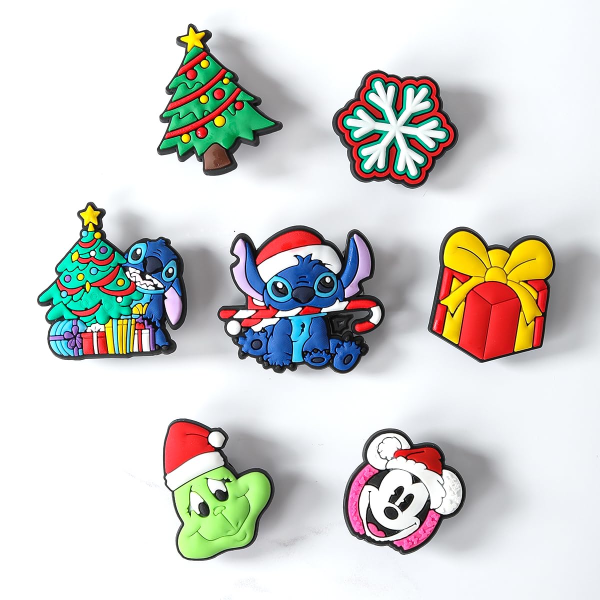 30-60Pcs Christmas Shoe Charms Set - Santa Claus, Deer, Snowman & Christmas Tree Decorations for Shoes | Fun Holiday Accessories for Teens, Boys, Girls, Men & Women | Perfect for Christmas Parties, Gifts & DIY Shoe Customization