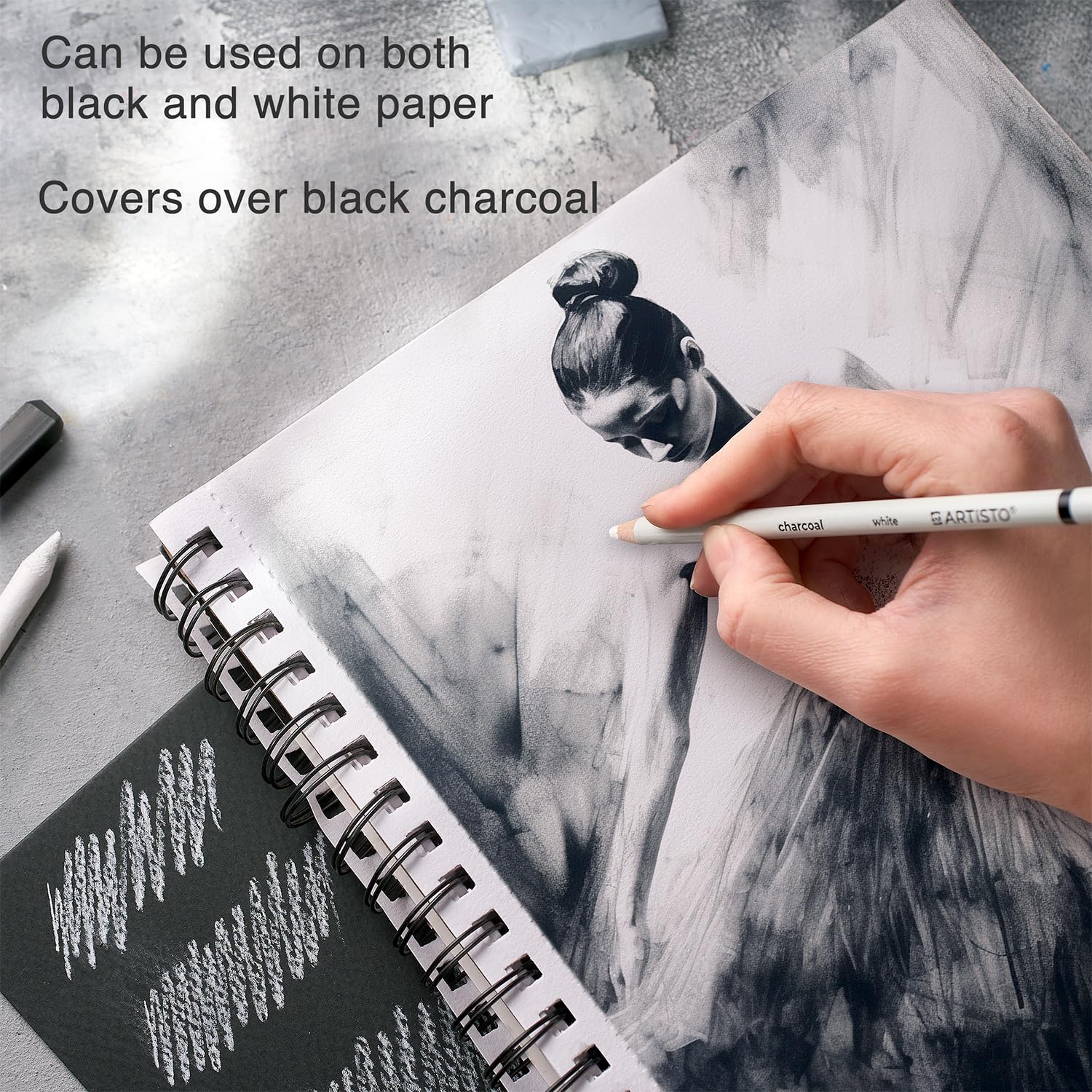 ARTISTO 9x12 Sketching Pads & 20-Piece Art Set Bundle - Premium Drawing Paper & Complete Sketching Supplies for Artists, Students & Beginners | Perfect for Sketching, Doodling, Classroom & Studio Art Projects