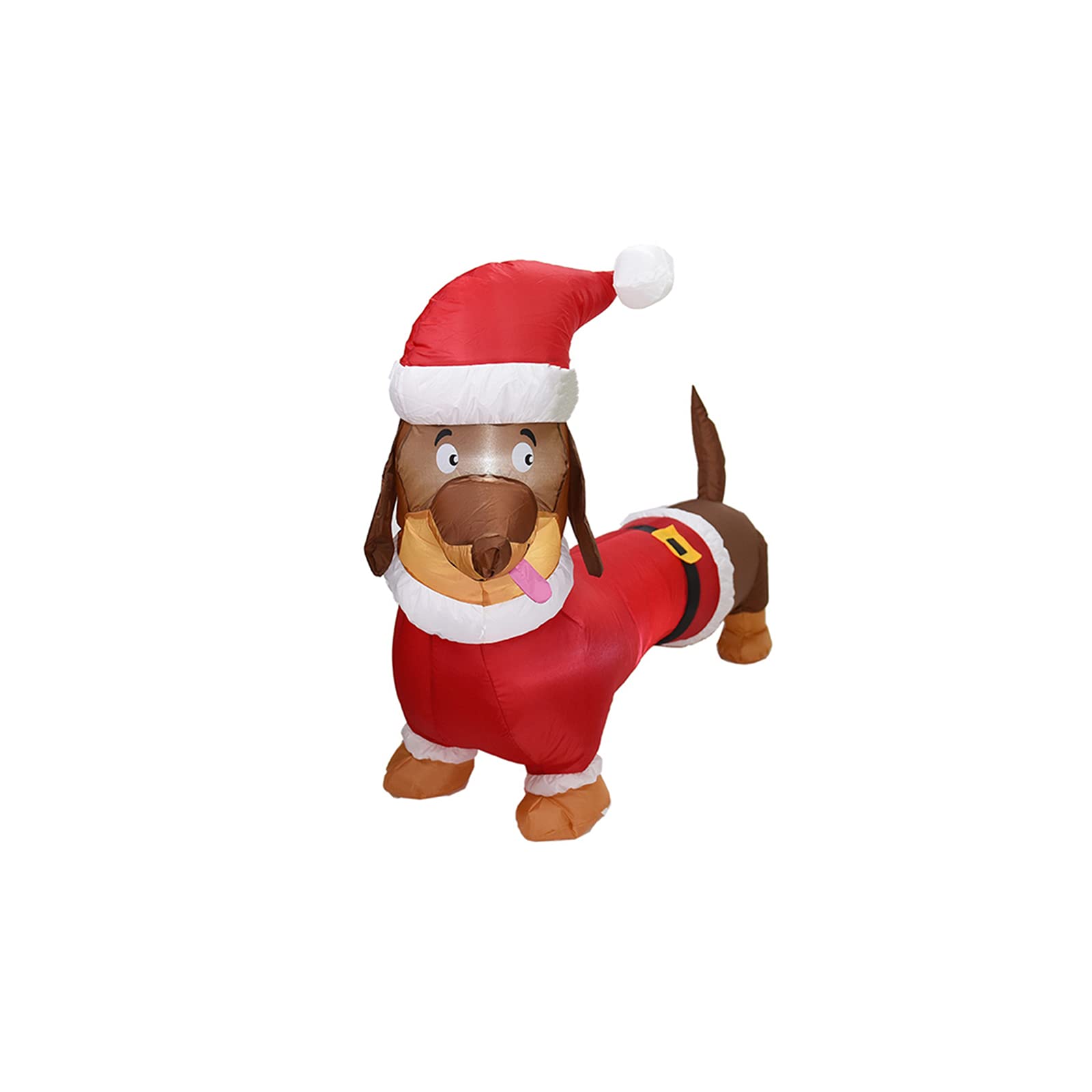 NIUXICH 1.5m Christmas Inflatable Dachshund Dog - LED Lighted Outdoor Holiday Decor for Yard, Garden, Party | Indoor/Outdoor Xmas Decoration for Home, Office & Festive Celebrations