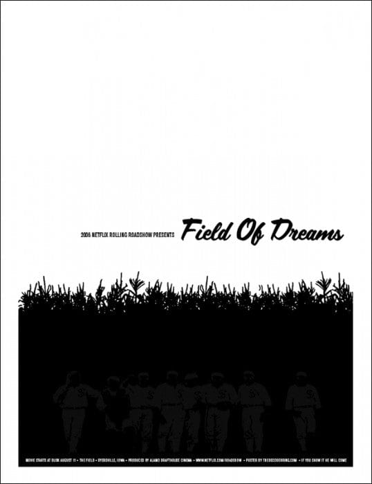 Field of Dreams Movie Decoder Ring - Vintage Inspired Collectible Poster for Fans - Perfect for Home Theater, Man Cave & Movie Memorabilia Displays
