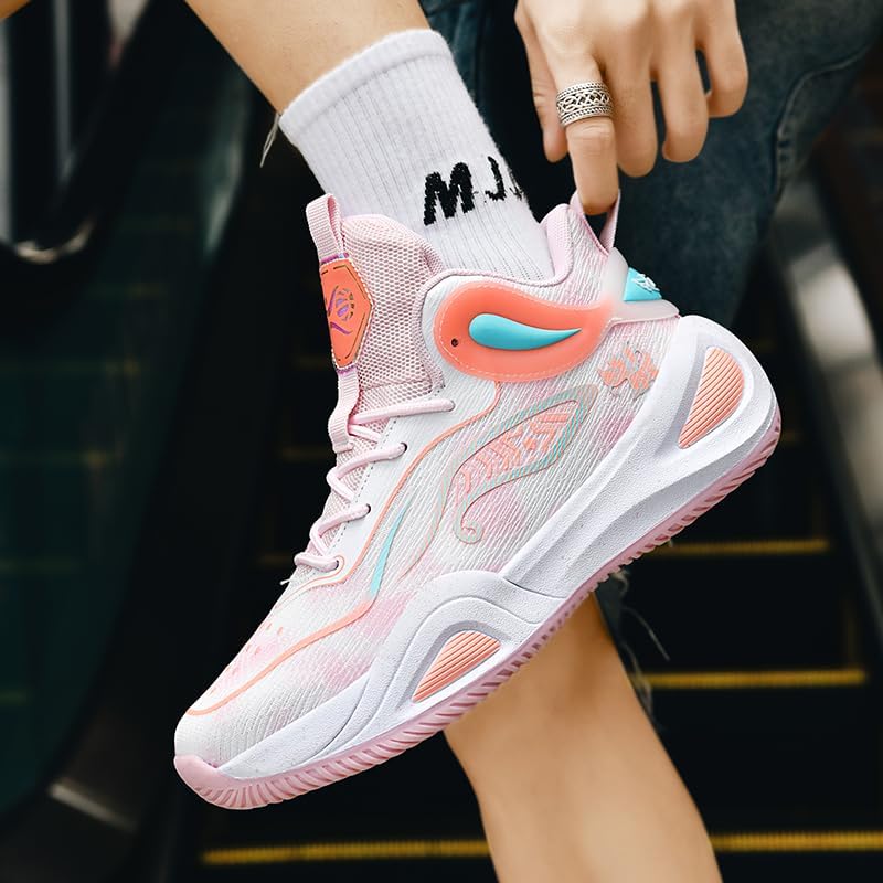 **Unisex Breathable Lightweight Basketball Shoes - Non-Slip Athletic Sneakers for Men & Women - Perfect for Outdoor Sports, Volleyball, and Casual Wear**