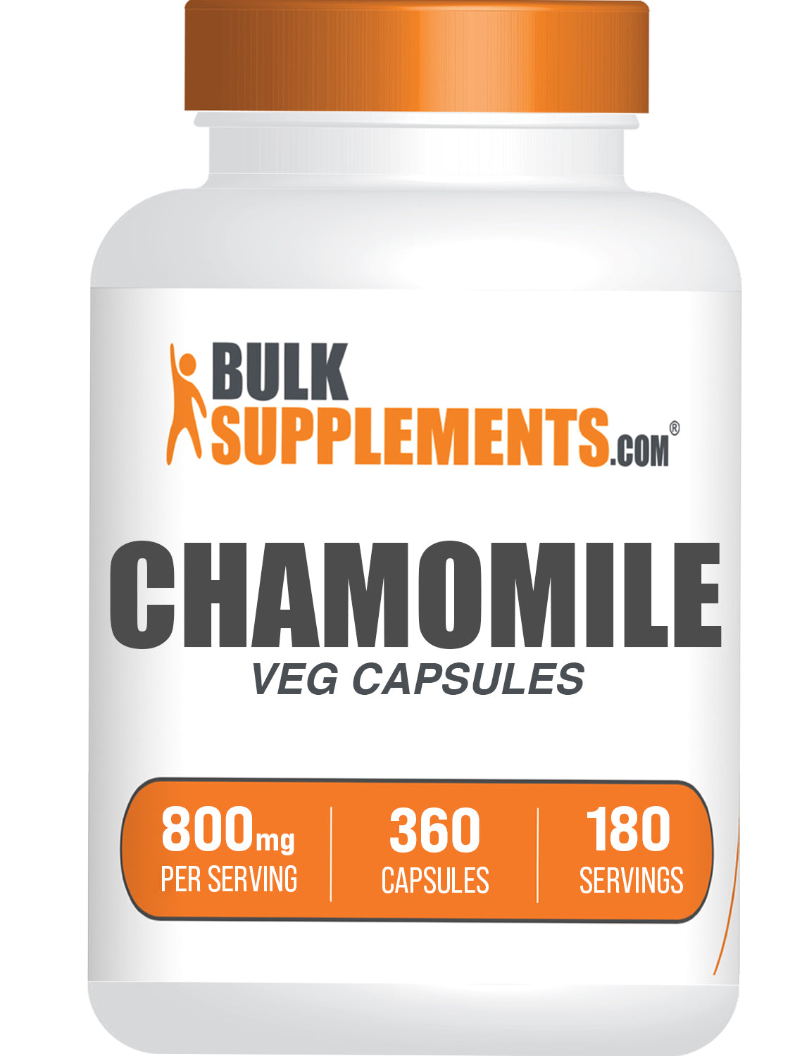Organic Chamomile Extract Capsules 500mg - 120 Count for Stress Relief & Sleep Support - Natural Herbal Supplement for Relaxation, Anxiety & Better Sleep - Perfect for Nighttime Use & Travel