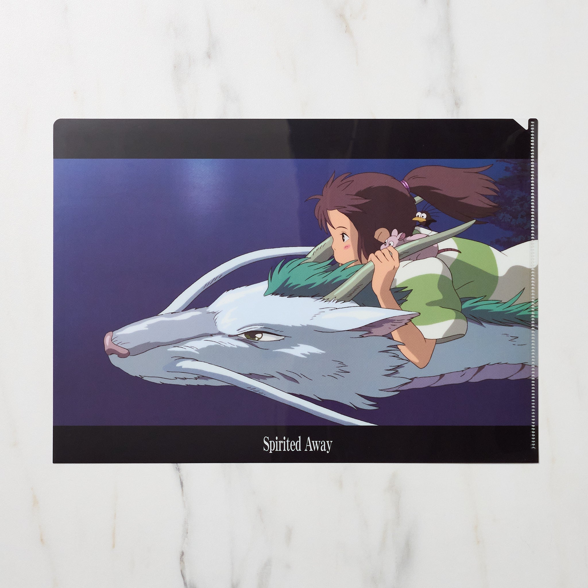 Studio Ghibli Spirited Away Scenes A4 Clear File Folder - Anime Document Organizer for Office, School & Travel | Perfect for Ghibli Fans & Collectors
