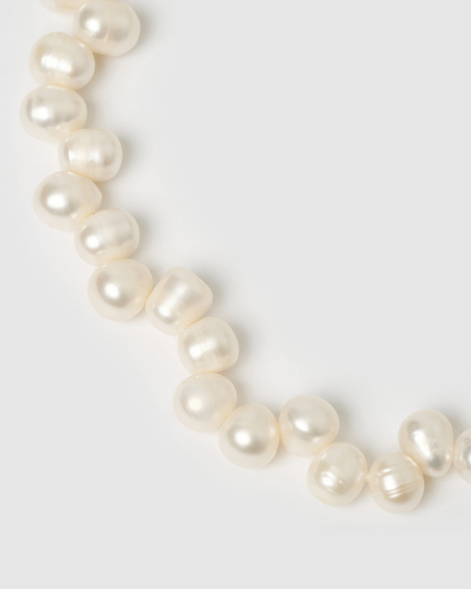 Izoa Antoinette Pearl Necklace Sterling Silver - Elegant Jewelry for Women, Perfect for Weddings, Parties & Special Occasions