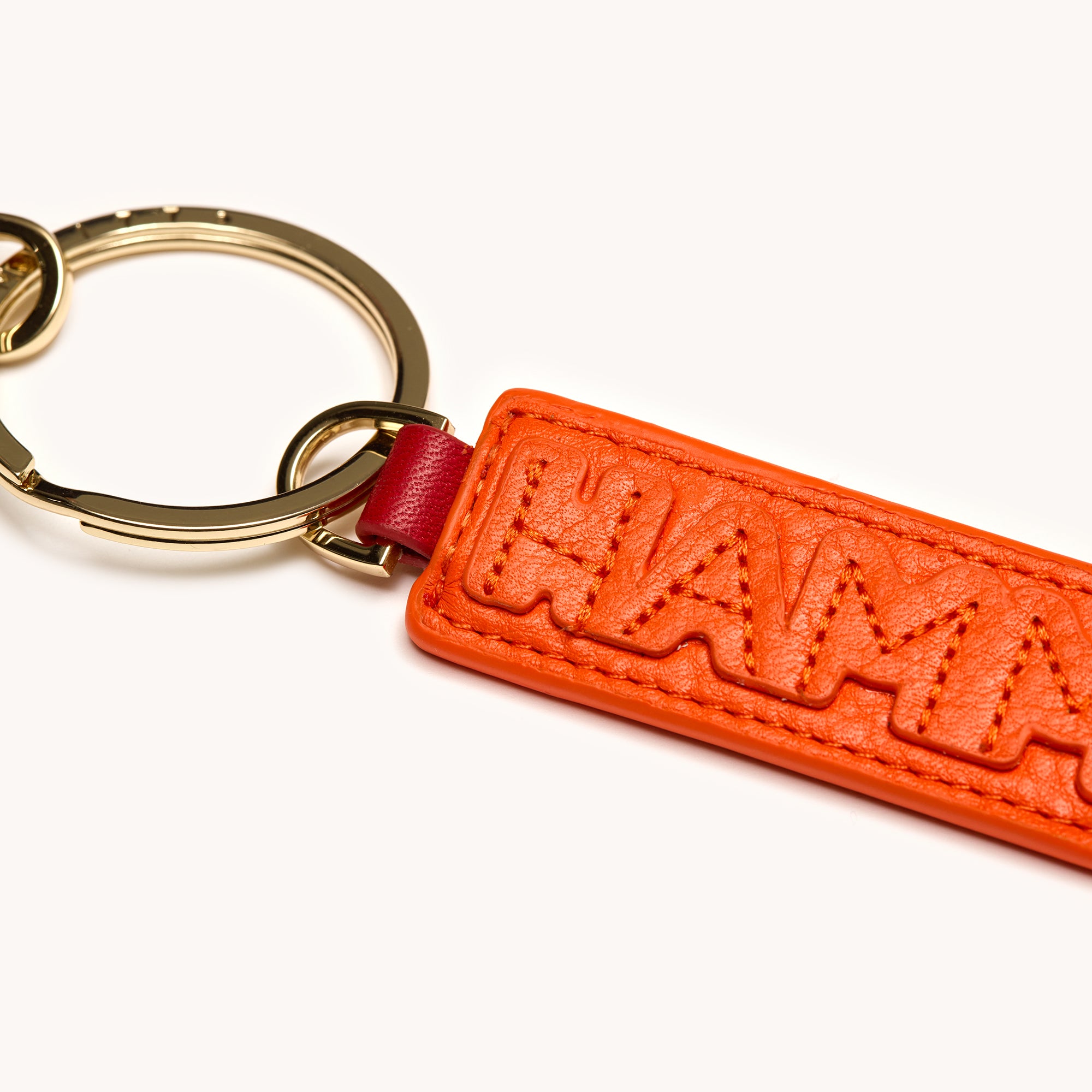 Hammitt Key Crossbody Bag in Habanero & Gold - Stylish Leather Purse for Women, Perfect for Everyday Use, Work, and Travel