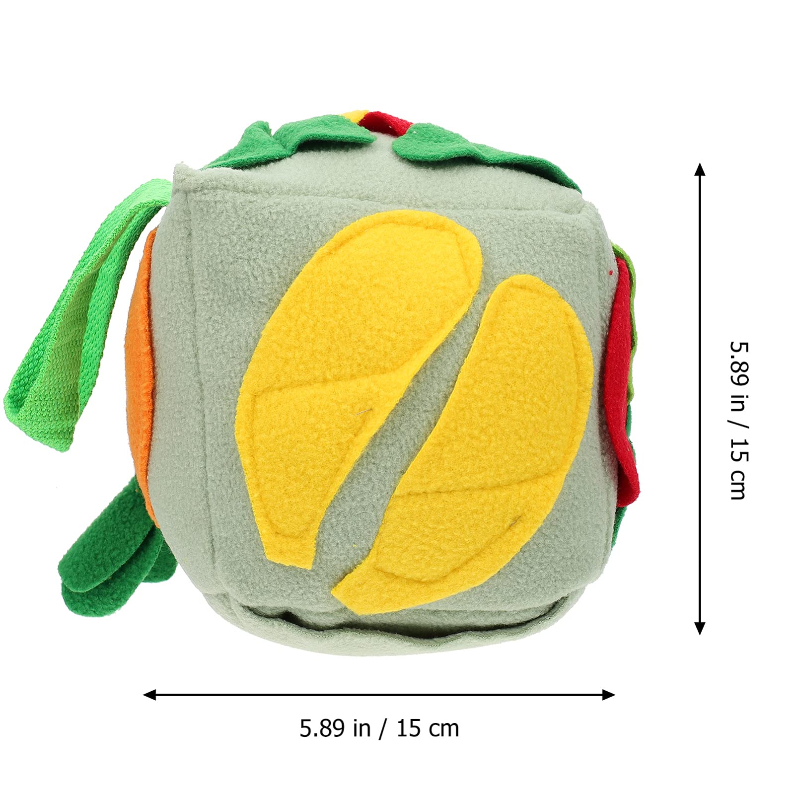 Balacoo Interactive Dog Chew Toy - Missing Food Ball Teething & Foraging Toy for Boredom Relief, Treat Dispenser & Snuffle Mat - Plush Chew Toys for Small Medium Large Dogs - Perfect for Indoor Play, Training & Mental Stimulation