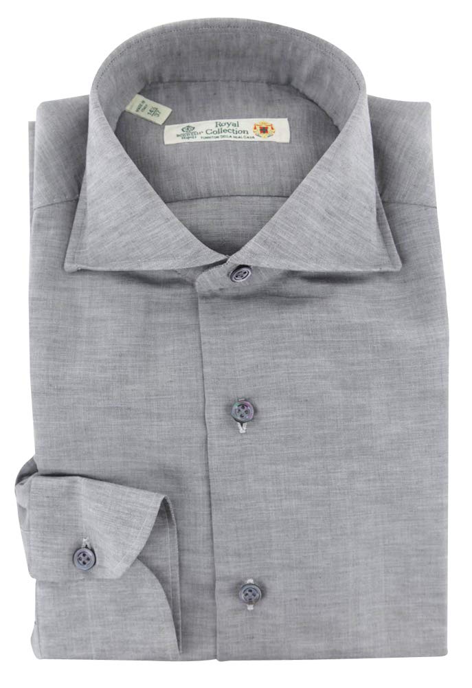Slim Fit Cotton Dress Shirt for Men - Striped Button Down Spread Collar Formal Business Shirt - Perfect for Office, Meetings, and Special Occasions