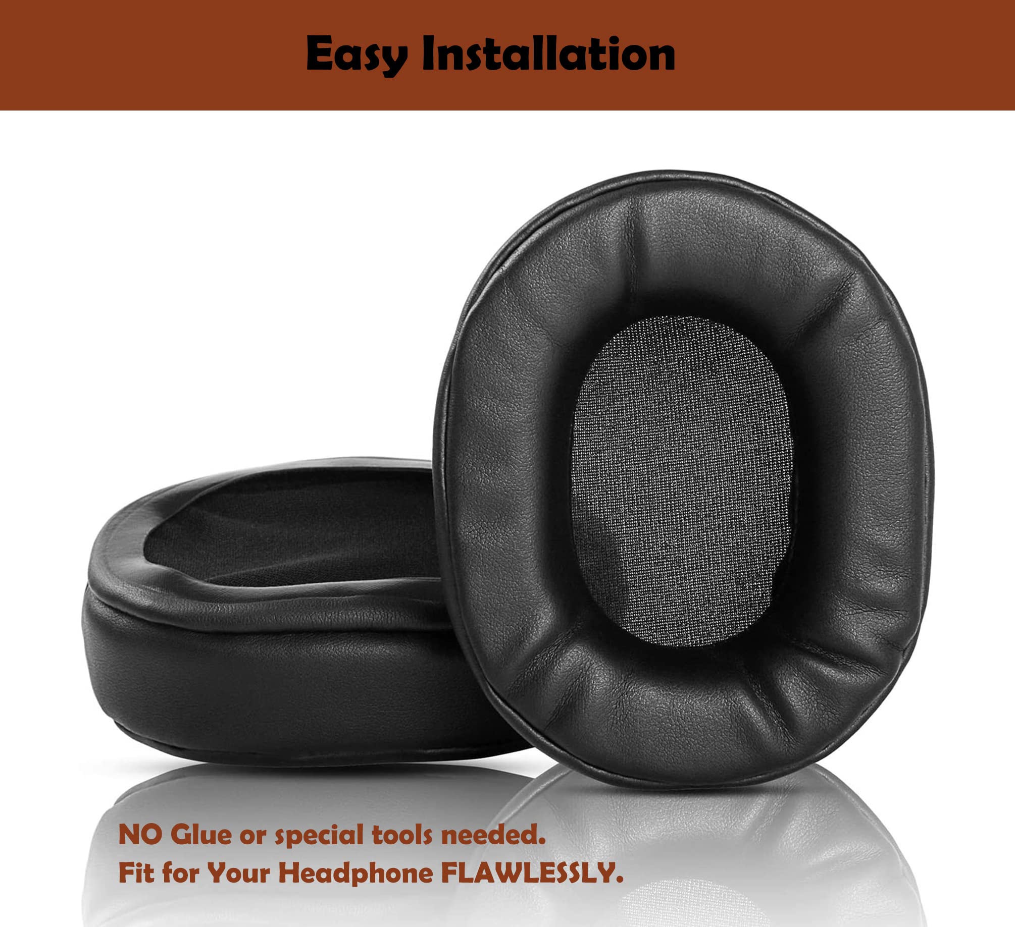 Premium Noise Isolation Headphone Earpads - Replacement Ear Cushions Compatible with Thomson WHP3311BK & WHP3311W Headphones | Perfect for Office, Gaming & Travel Use