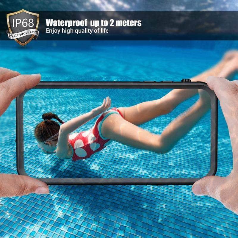 iPhone 13 Pro Max Waterproof Case - IP68 Certified Underwater Protection for Swimming, Diving & Outdoor Adventures