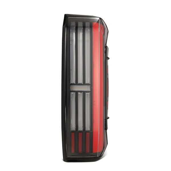 22 24 Toyota Tundra NOVA Series Prismatic LED Tail Lights - Black Red Smoked Lens - Waterproof Brake Lights - For Off-Road & Night Driving Safety
