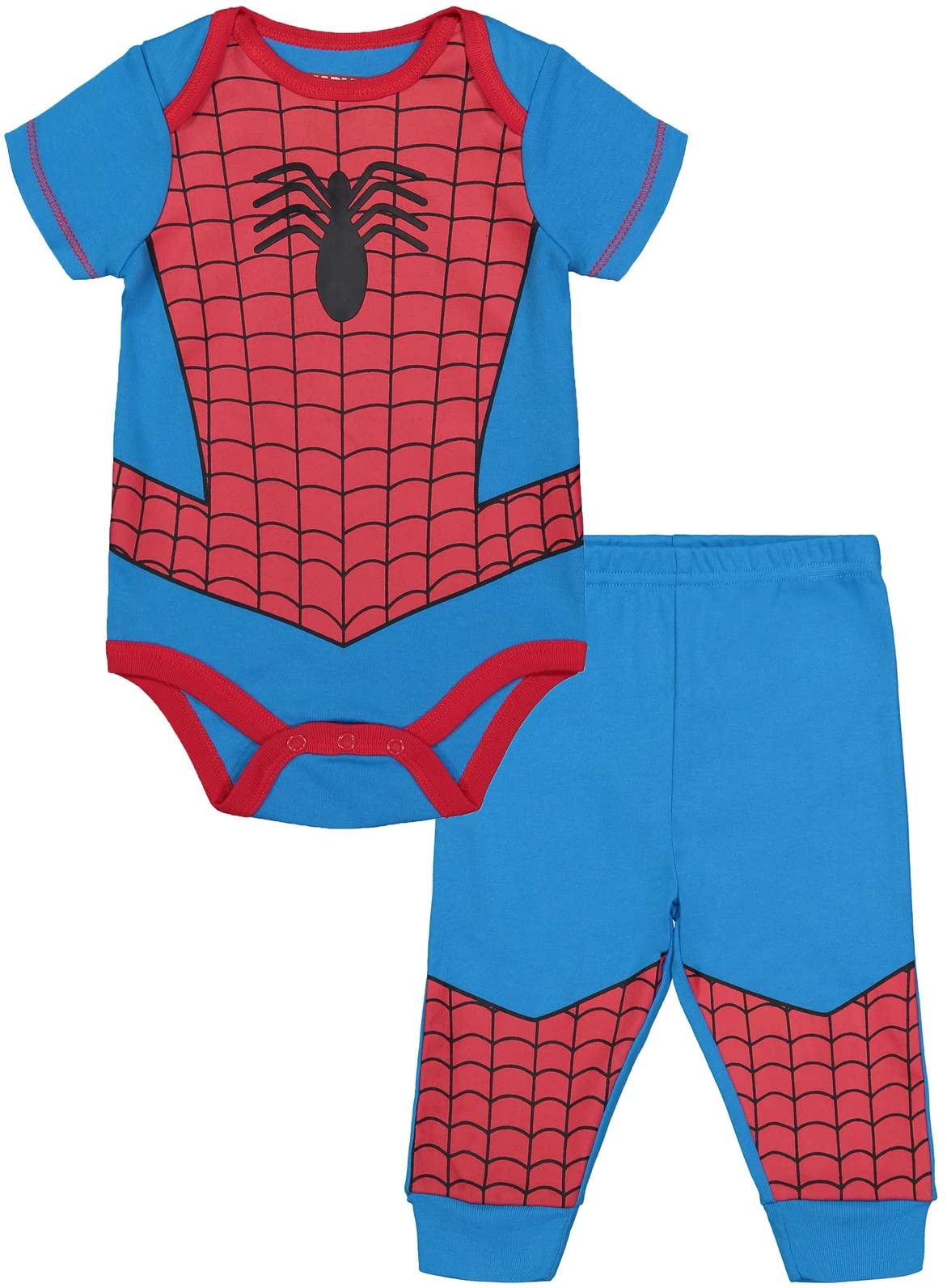 Marvel Avengers Baby Cosplay Set - Hulk, Captain America, Iron Man, Spider-Man Bodysuit & Pants (Newborn to 12 Months) | Perfect for Halloween, Birthday Parties & Photo Shoots