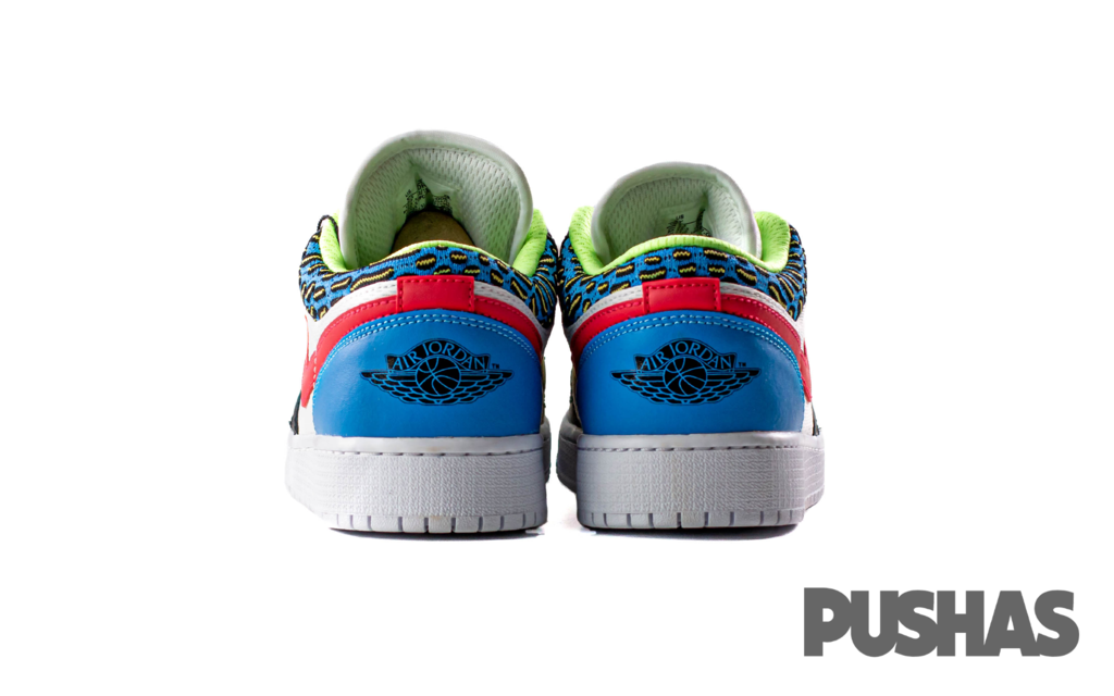 Air Jordan 1 Low 'Children's Art' GS Sneakers (2021) - Retro Basketball Shoes for Kids, Girls & Boys - Perfect for School, Sports & Casual Wear