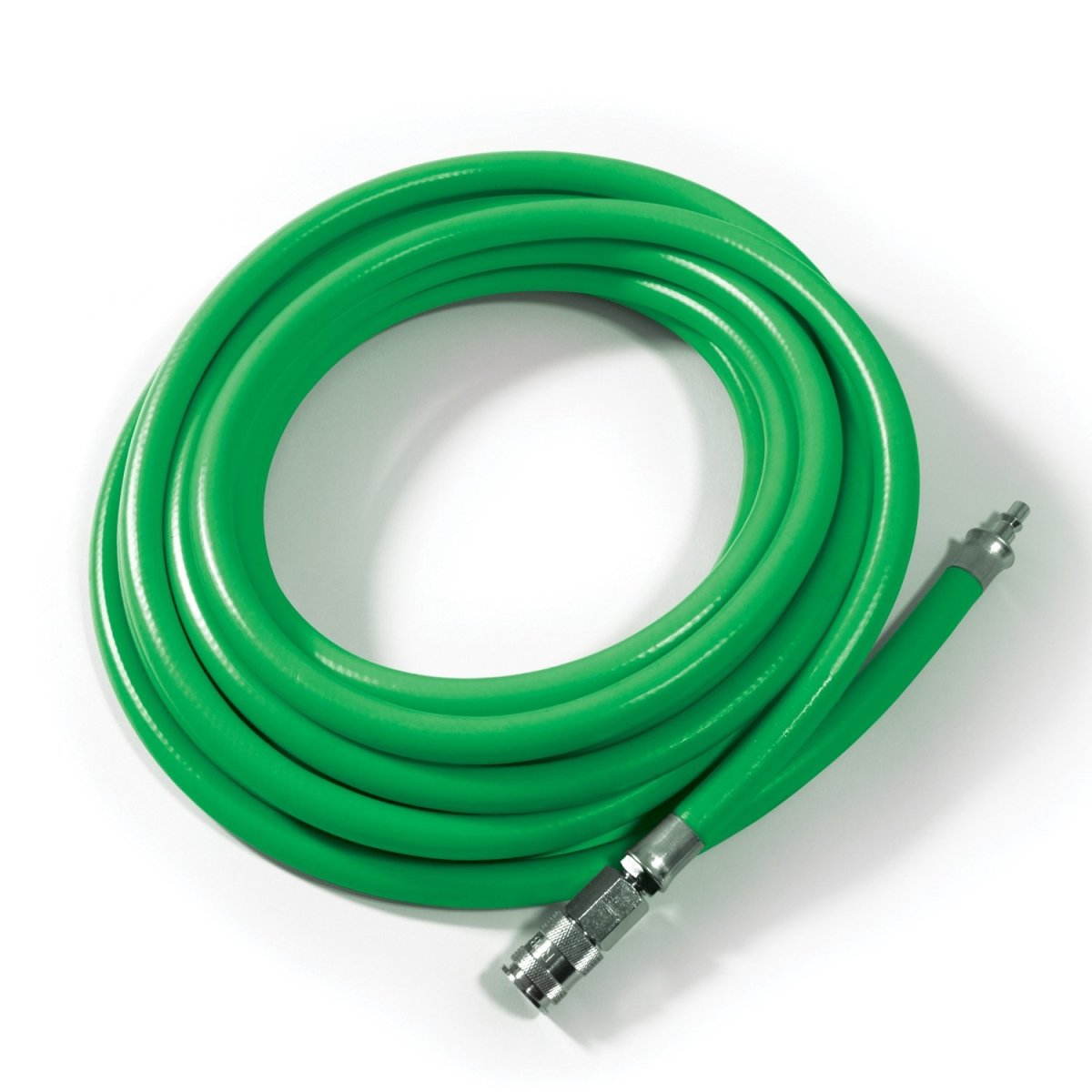 RPB Supplied Air Hoses 25', 50', 100' with Quick Connect & Schrader Fittings - Heavy Duty Industrial Grade for Pneumatic Tools, Spray Painting, and Compressor Systems - RZ Series