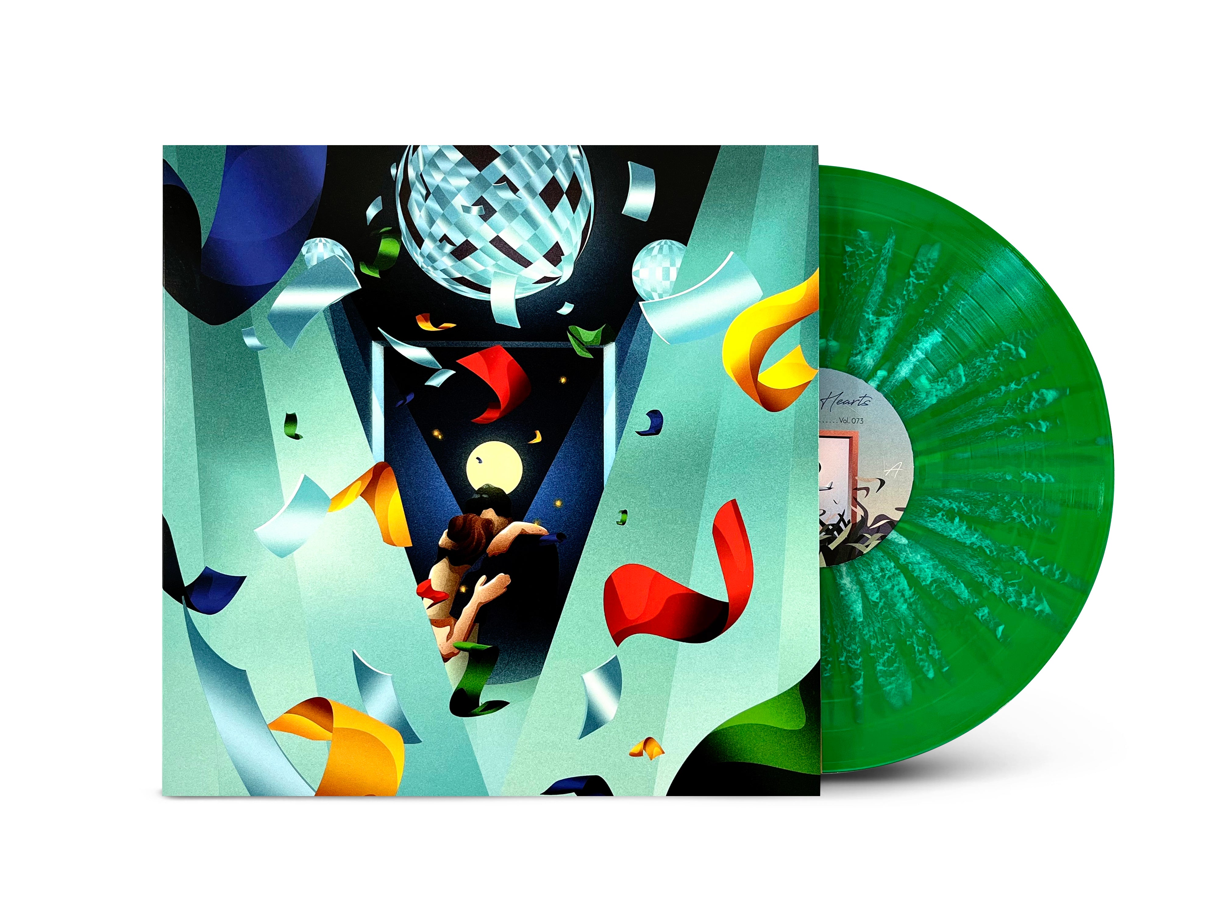 Standard // Forest green with white splatter vinyl