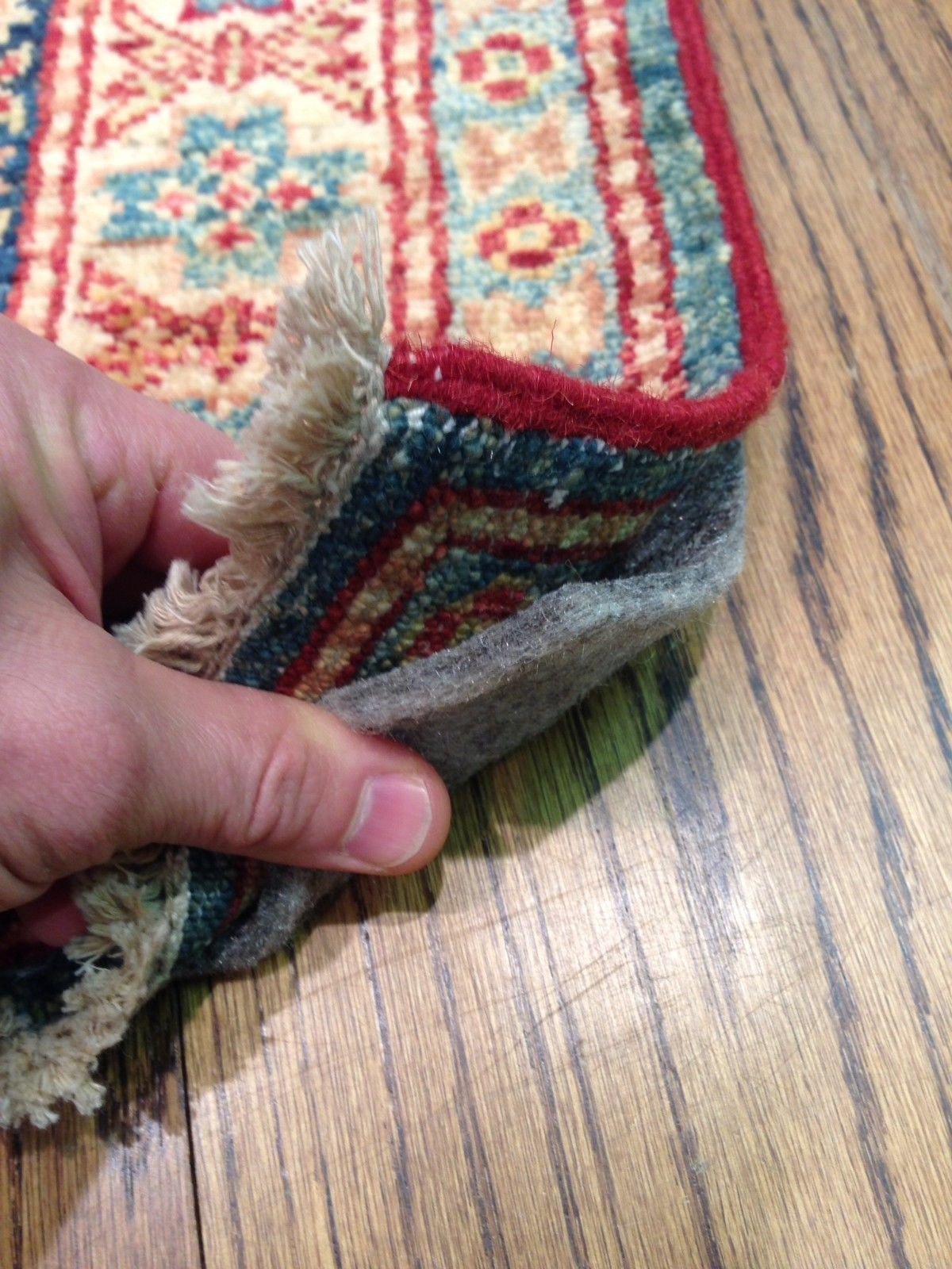 Shaw 9'x12' Fiber Touch 20 Felt Rug Pad for Hardwood Floors - Non-Slip Rug Underlay for Living Room, Bedroom & High Traffic Areas