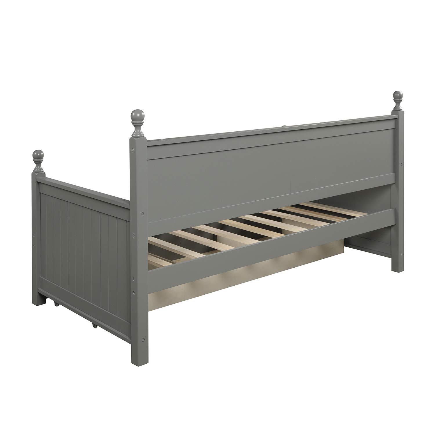 Harper & Bright Designs Twin Daybed with Storage Drawers - Wood Sofa Bed for Living Room & Bedroom - Twin Platform Bed for Kids & Guests - No Box Spring Needed (Twin Gray) | Perfect for Small Spaces, Sleepovers & Multi-Functional Furniture Needs