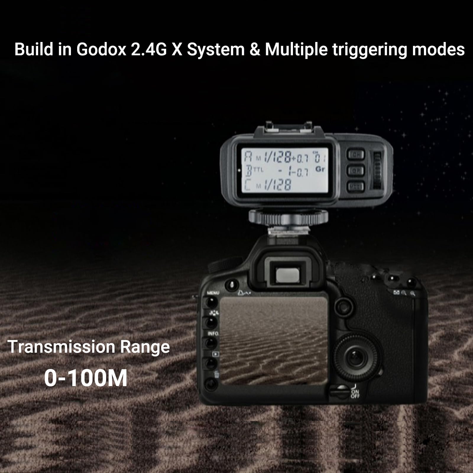 Godox X1R-N Wireless Flash Trigger Receiver for Nikon DSLR Cameras - 2.4G Wireless X System with High Speed Sync up to 1/8000s - Compatible with X1N, XPro-N & XProII-N Triggers - Perfect for Studio Photography, Outdoor Shoots & Event Coverage