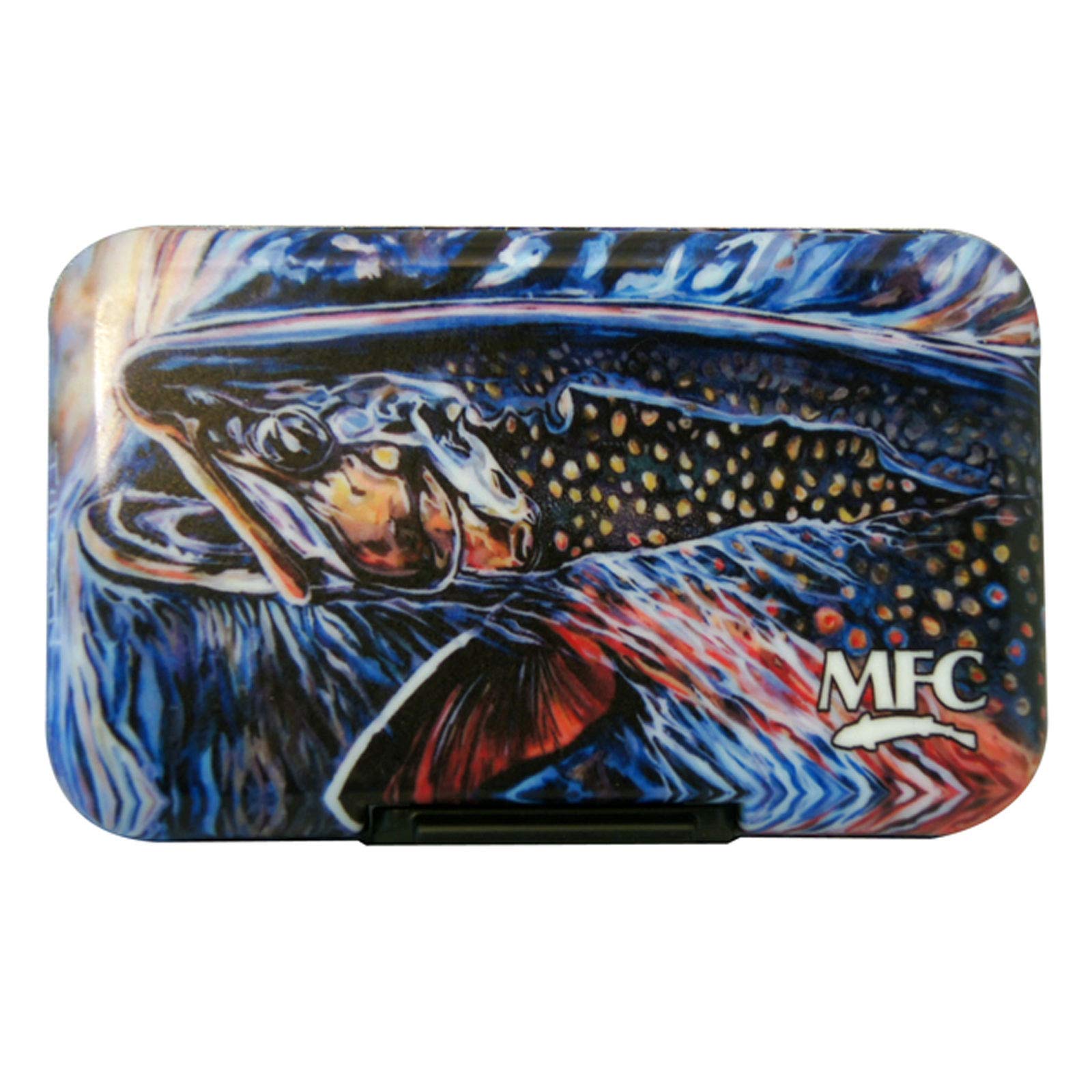 MFC Udesen Plastic Fly Box for Fishing - Waterproof & Durable Brookie Fly Storage Case - Perfect for Fly Fishing, Trout Fishing, and Outdoor Adventures