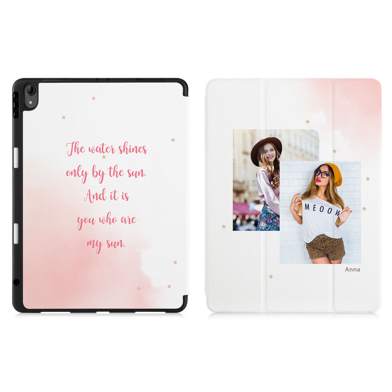 Custom iPad Case with Photo Collage - 25 Picture Holder - Perfect for Family Memories, Travel Photos & Personalized Gifts - Compatible with iPad Air/Pro