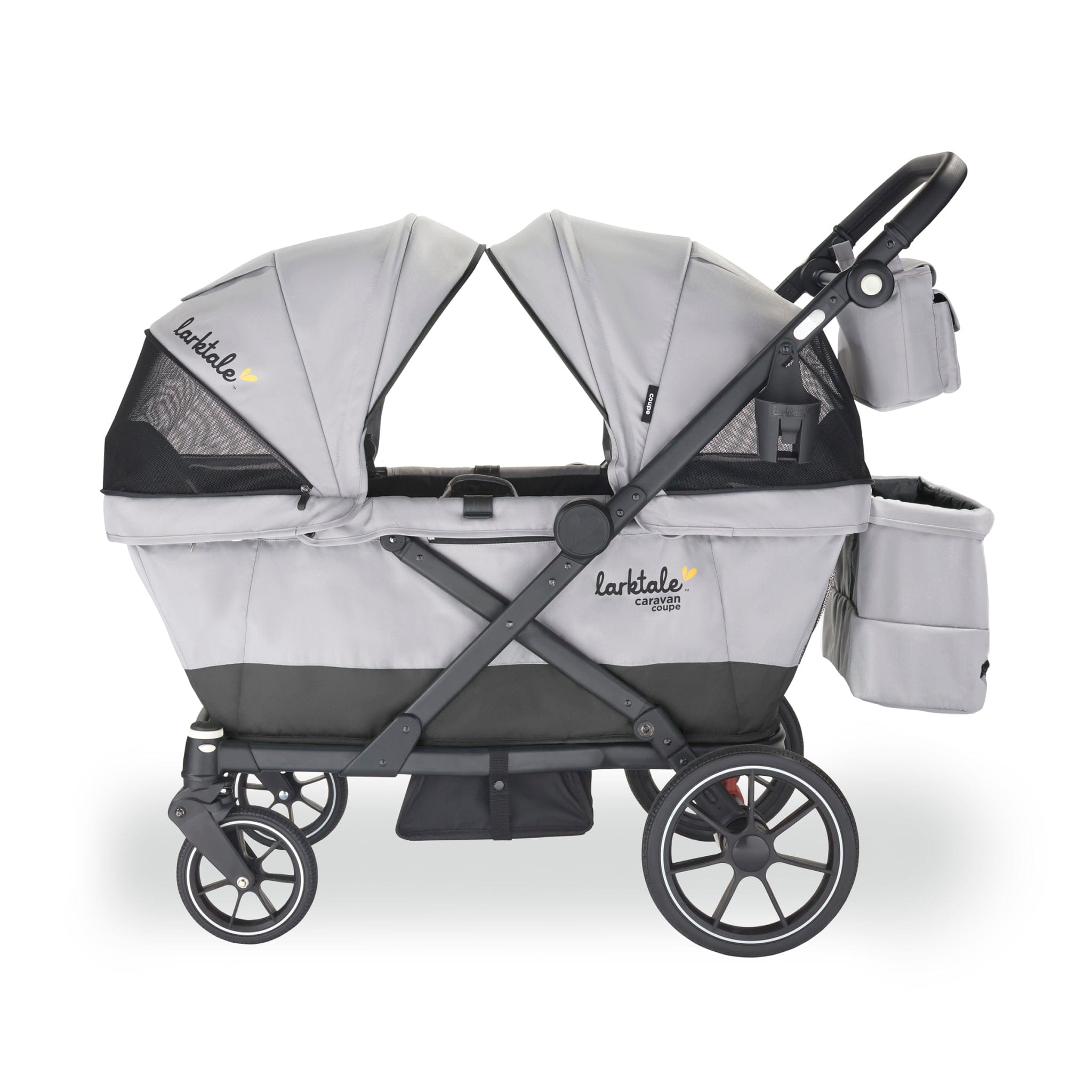 Larktale Caravan Coupe V2 Stroller Wagon - Lightweight All-Terrain Baby Stroller and Utility Wagon for Toddlers, Perfect for Beach, Park, Shopping & Outdoor Adventures