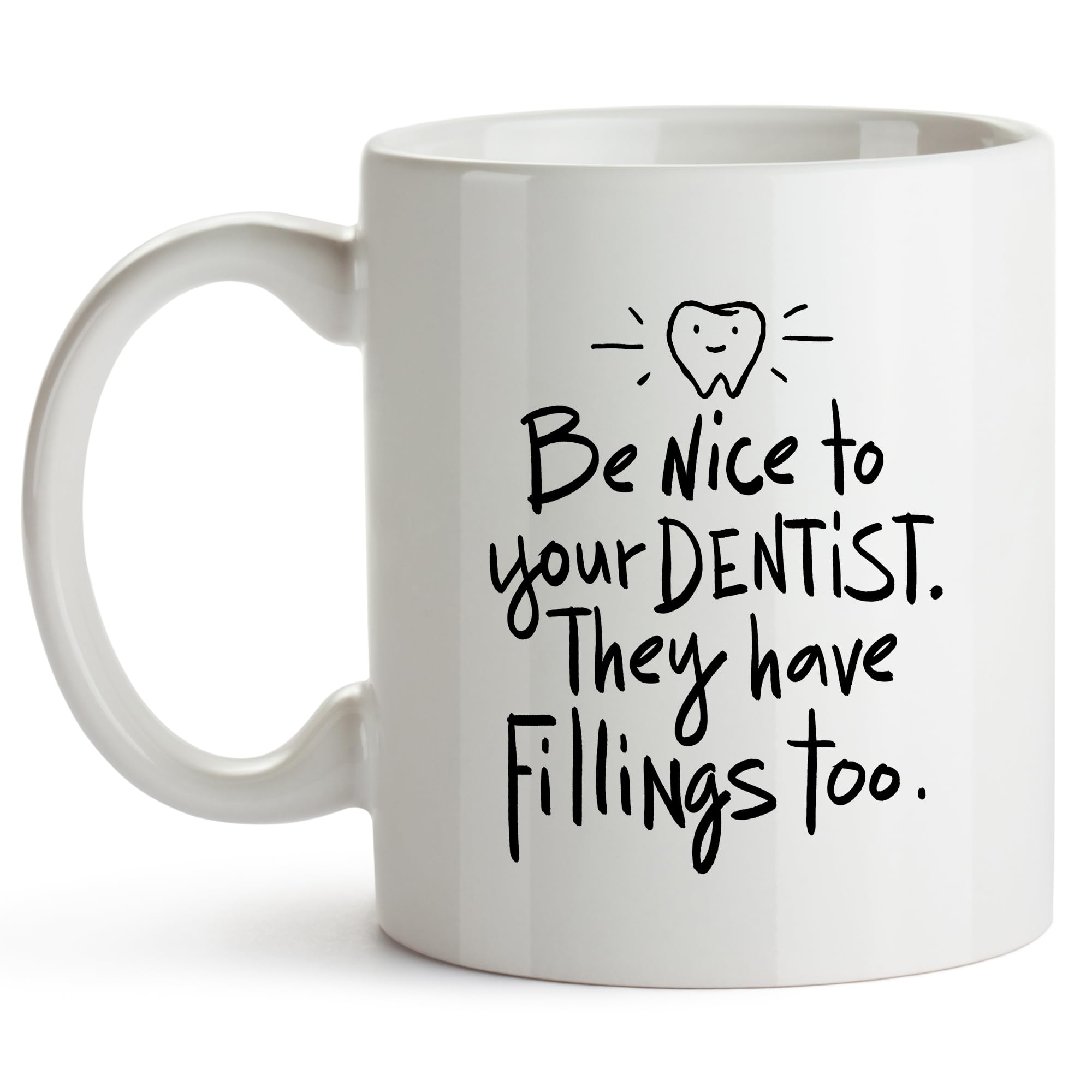 YouNique Designs 11 Oz Dentist Coffee Mug - Funny Dental Gift for Dentists, Coworkers, Graduates | Portable Travel Mug for Office, Home & Dental School Graduation Gifts