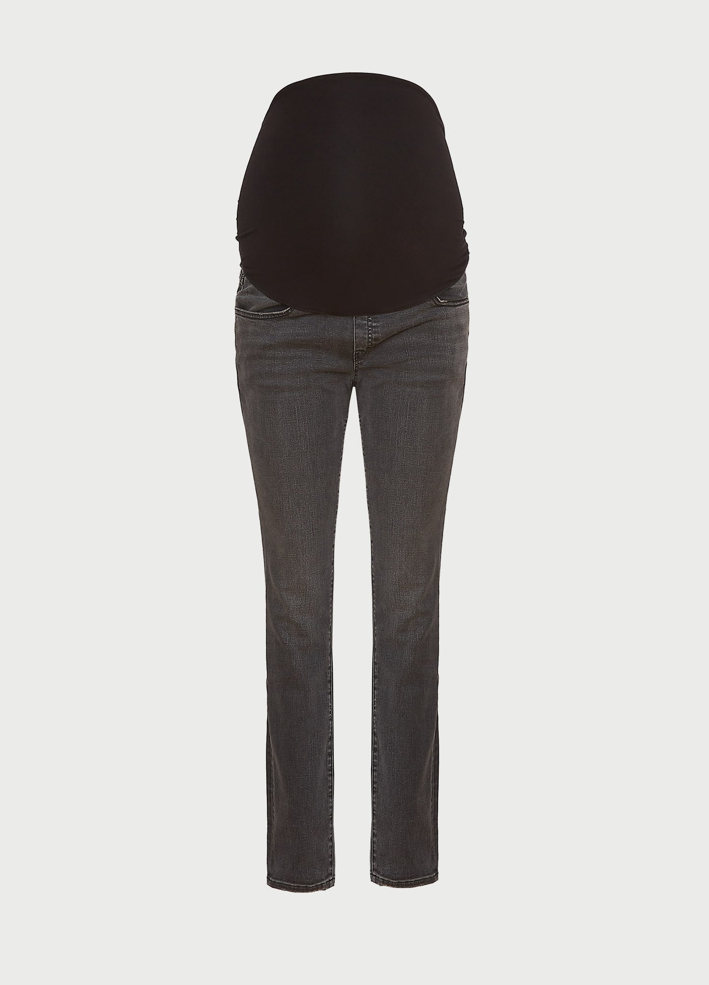 Stylish Over The Bump Slim Maternity Jeans for Pregnant Women - Comfortable Stretch Denim Pants for Everyday Wear & Maternity Photos
