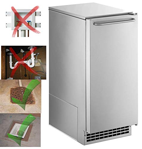 Scotsman CU50GA Commercial Ice Maker with Gravity Fed Drain & Filtration System - Perfect for Restaurants, Bars, and Home Kitchens