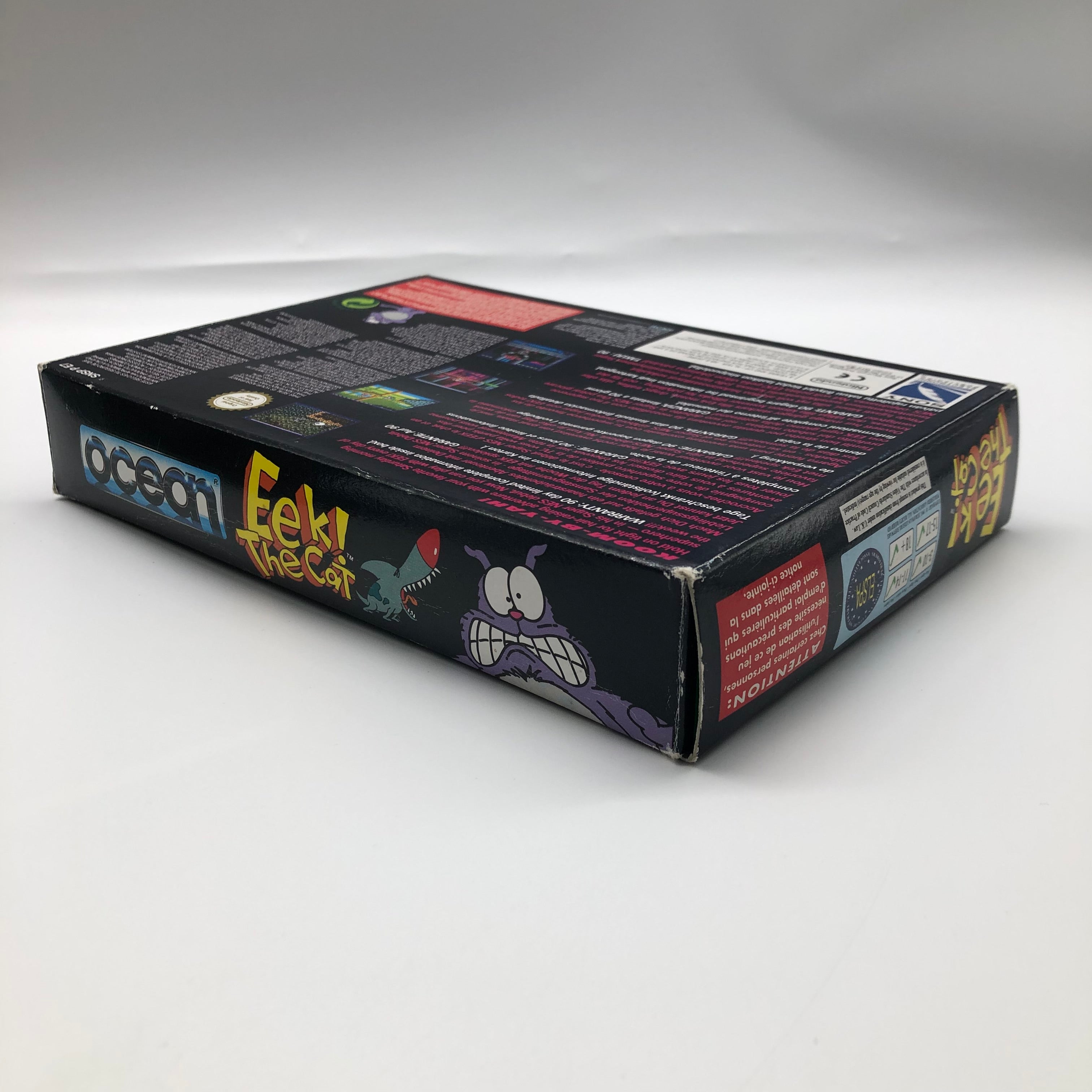 Eek! The Cat Super Nintendo SNES Game - Complete Boxed PAL Version | Retro Gaming Collectible for SNES Enthusiasts & 90s Nostalgia Fans