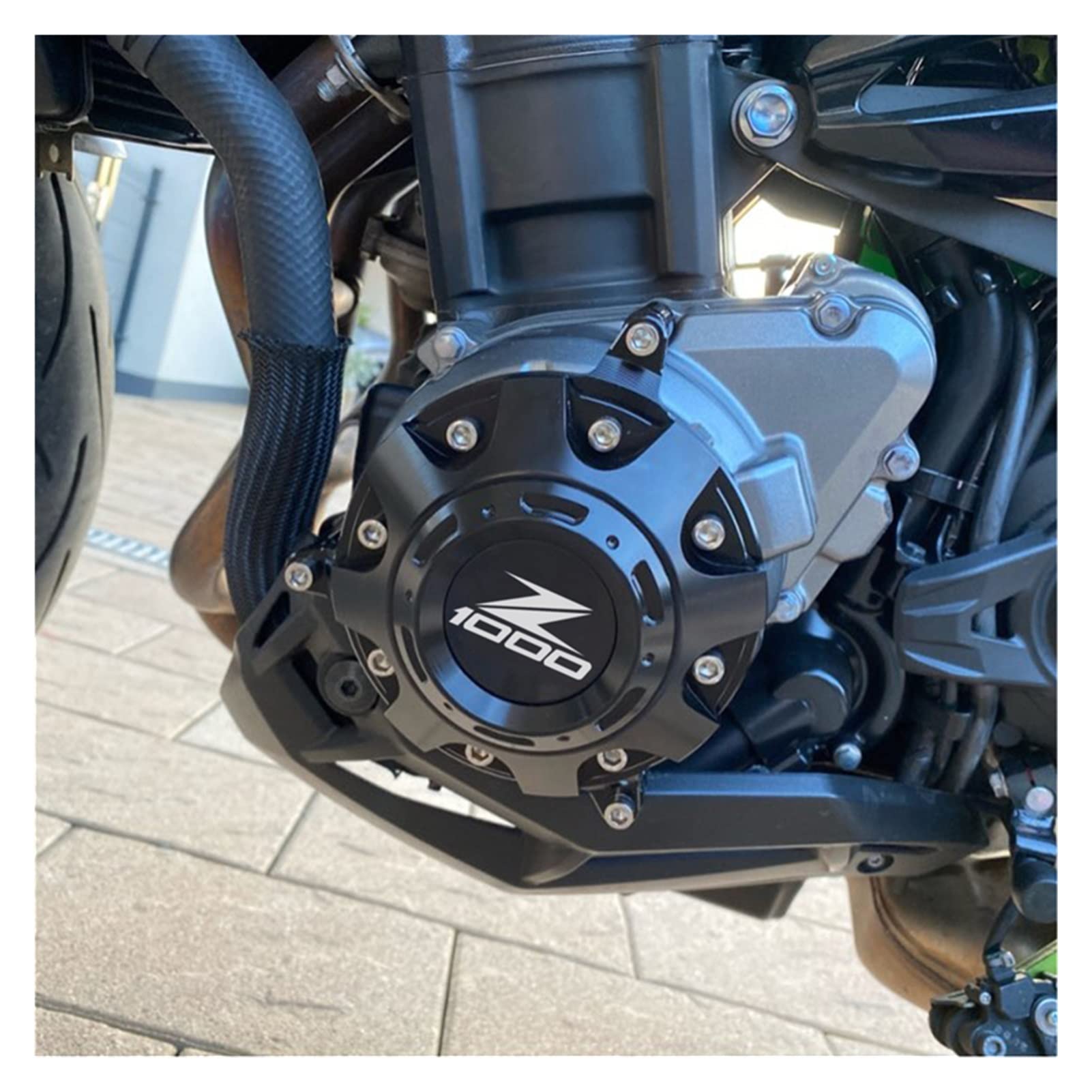 CNC Motorcycle Engine Guard - Protective Cover & Fairing Crash Sliders for Kawasaki Z1000/Z1000R/Z1000SX | Durable Bike Accessories for Road Safety & Off-Road Protection