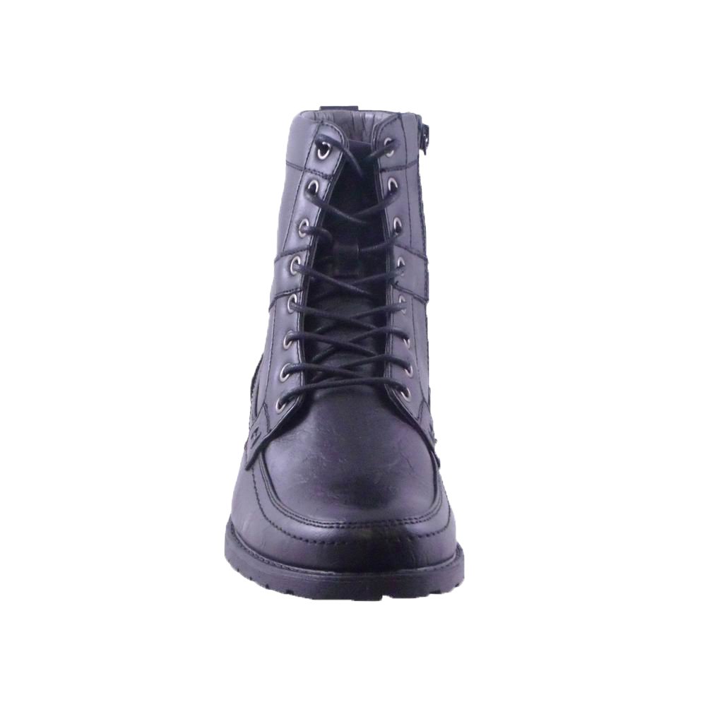 STU Protege Men's Dress Boots - Black Leather Formal Shoes for Business, Office & Special Occasions