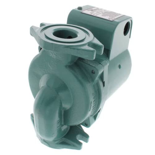Taco 2400 Series Cast Iron Circulator Pump 1/10 HP - Hydronic Heating System, Hot Water Recirculation, Boiler Applications