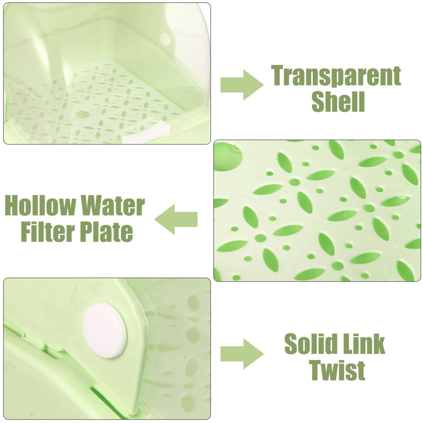 1PC Plastic Bottle Drying Rack - PP Clamshell Storage Case for Baby Feeding Bottles, Chopsticks & Tableware Organizer | Dish Drainer & Kitchen Countertop Organizer for Small Spaces