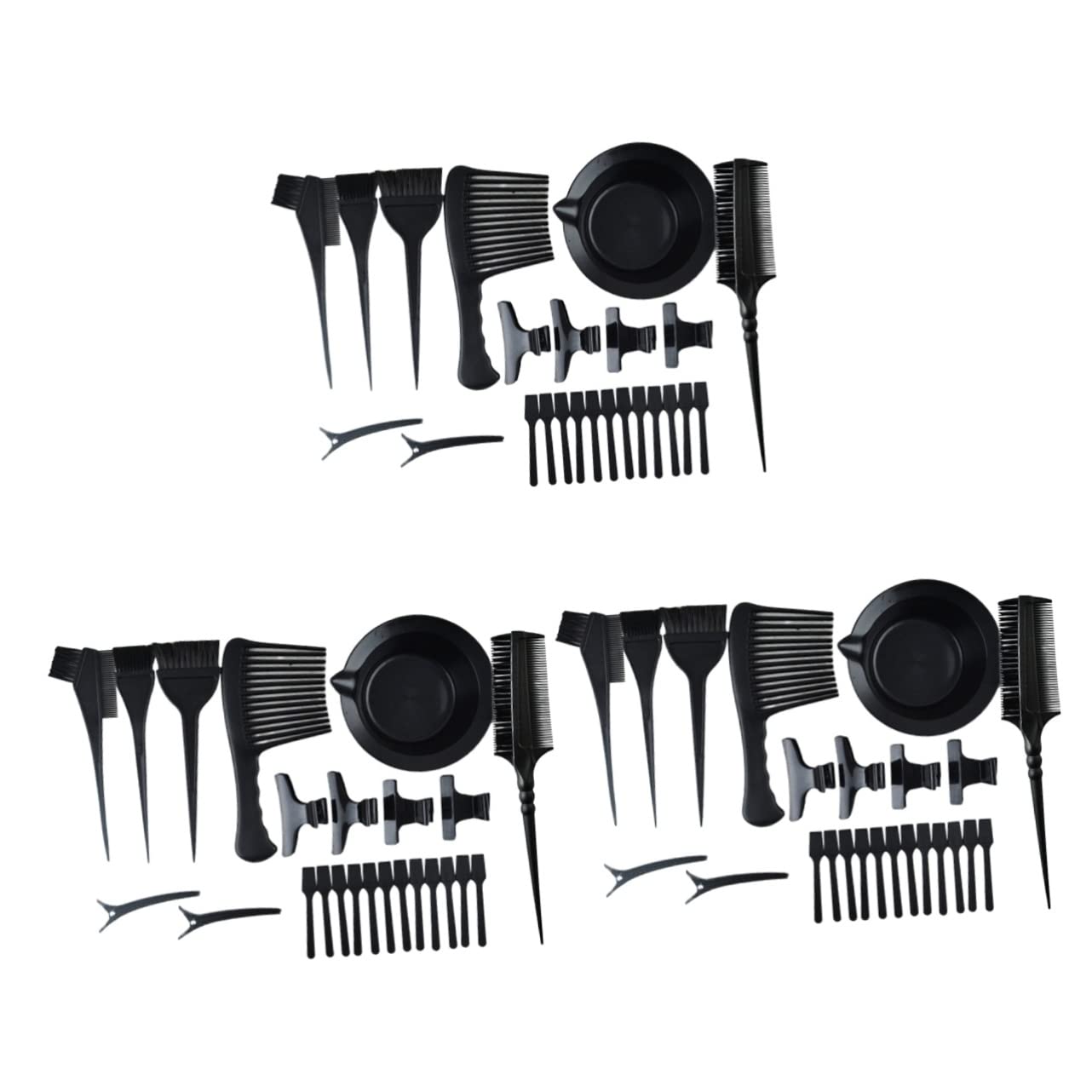BIUDECO 72 Pcs Professional Hair Coloring Kit - Hair Dye Brushes, Mixing Bowls, Combs & Styling Tools for Salon & Home Use | Beard Trimming & Hair Styling Essentials
