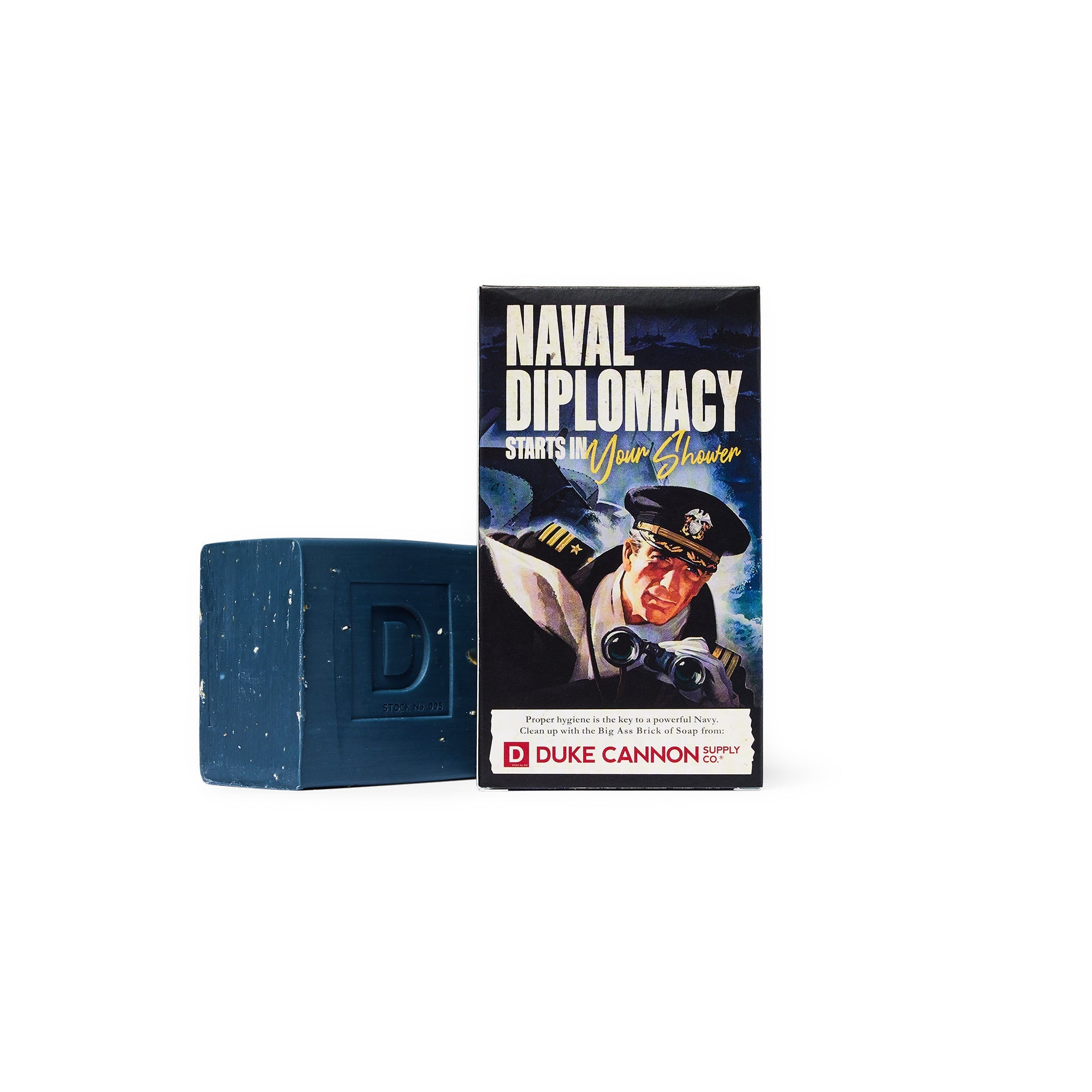 Duke Cannon Naval Supremacy Soap Bar for Men - Military Grade, Long Lasting Scent, All Natural Ingredients - Perfect for Shower, Gym & Outdoor Adventures