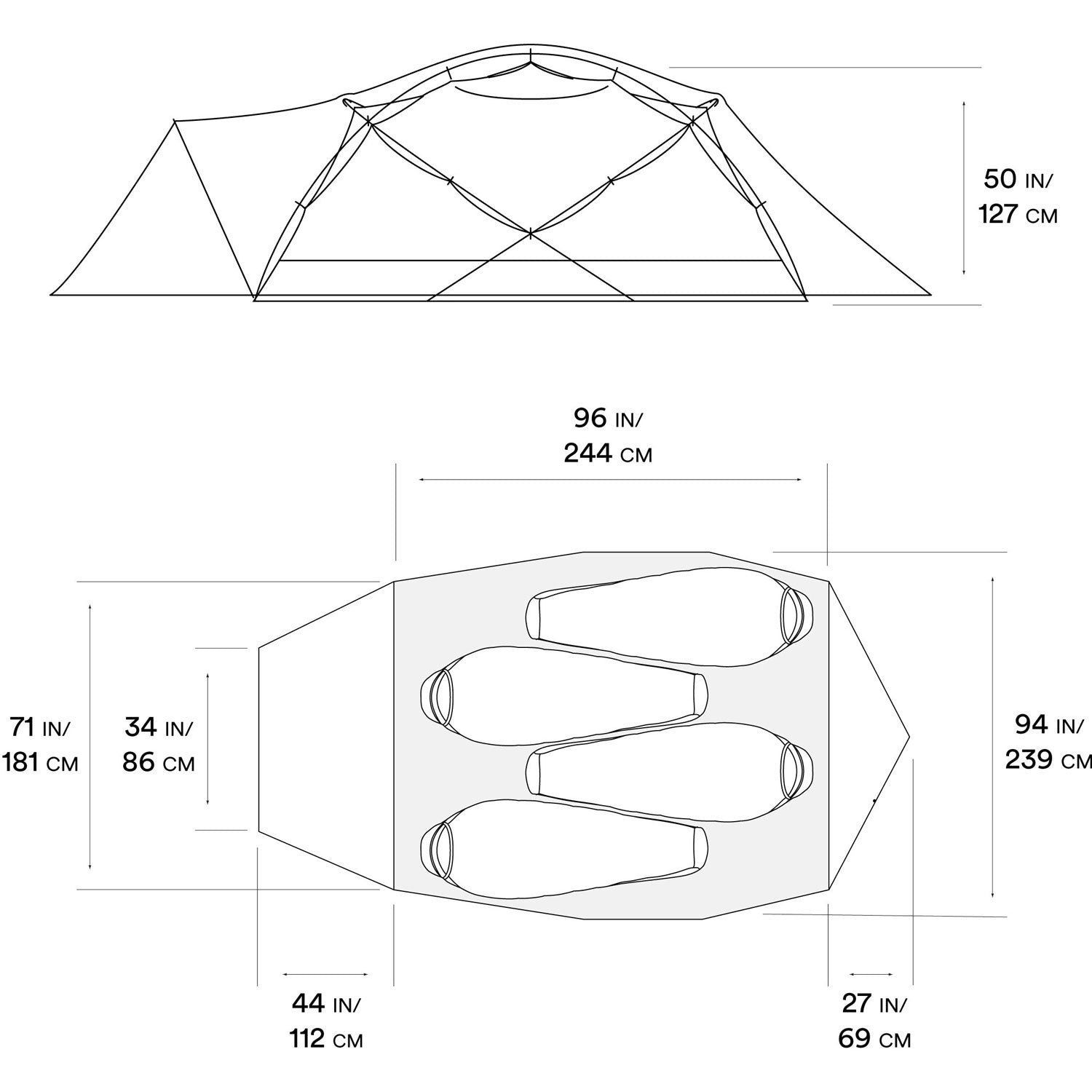 Mountain Hardwear Trango 4-Person 4-Season Mountaineering Tent for Extreme Weather - Perfect for Backpacking, Camping & Alpine Expeditions