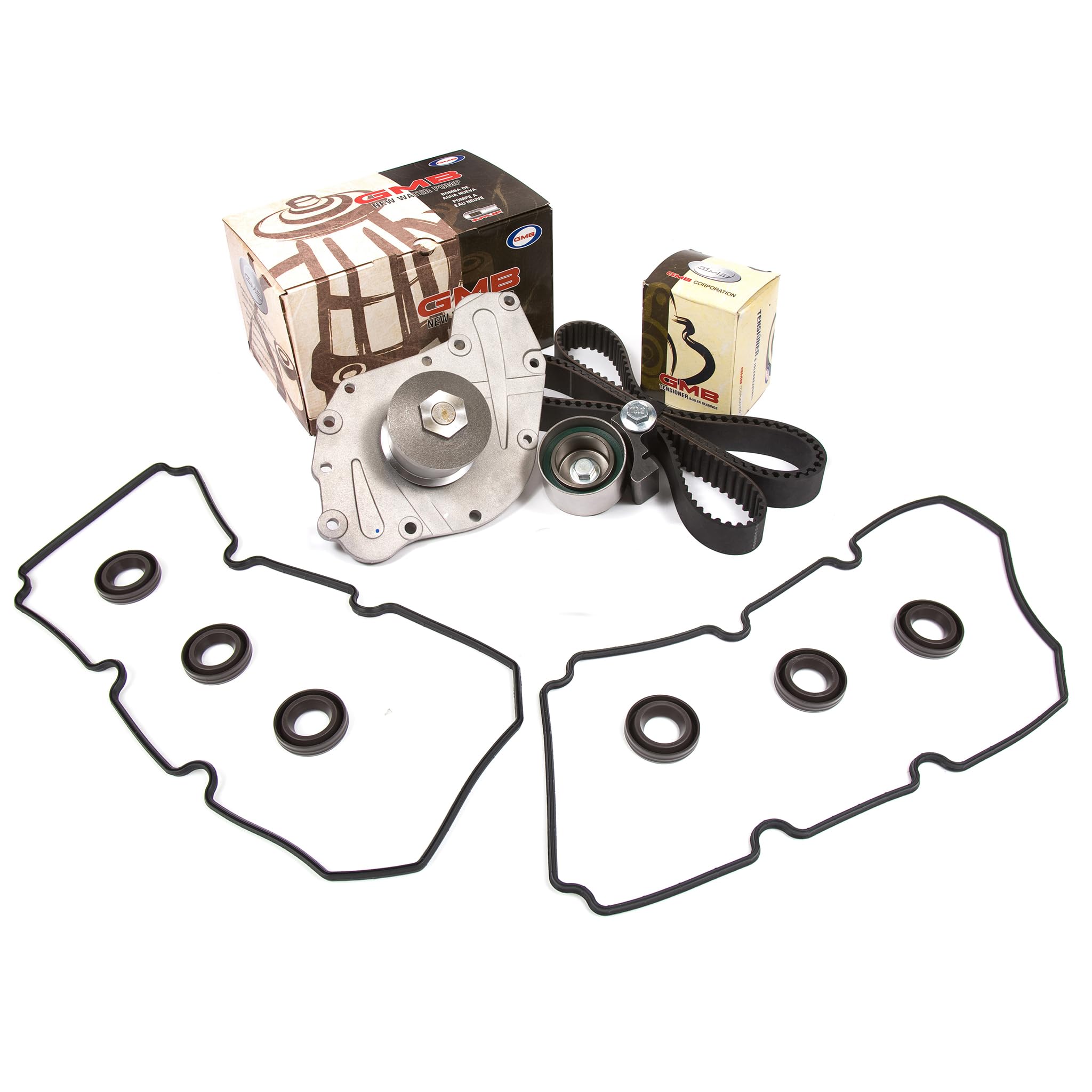 GMB Timing Belt Kit with Water Pump & Valve Cover Gasket for 05-10 Chrysler Dodge VW - Perfect for Engine Maintenance & Repair