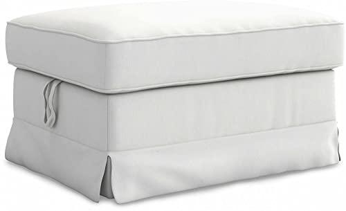 Ottoman Cover-cool White
