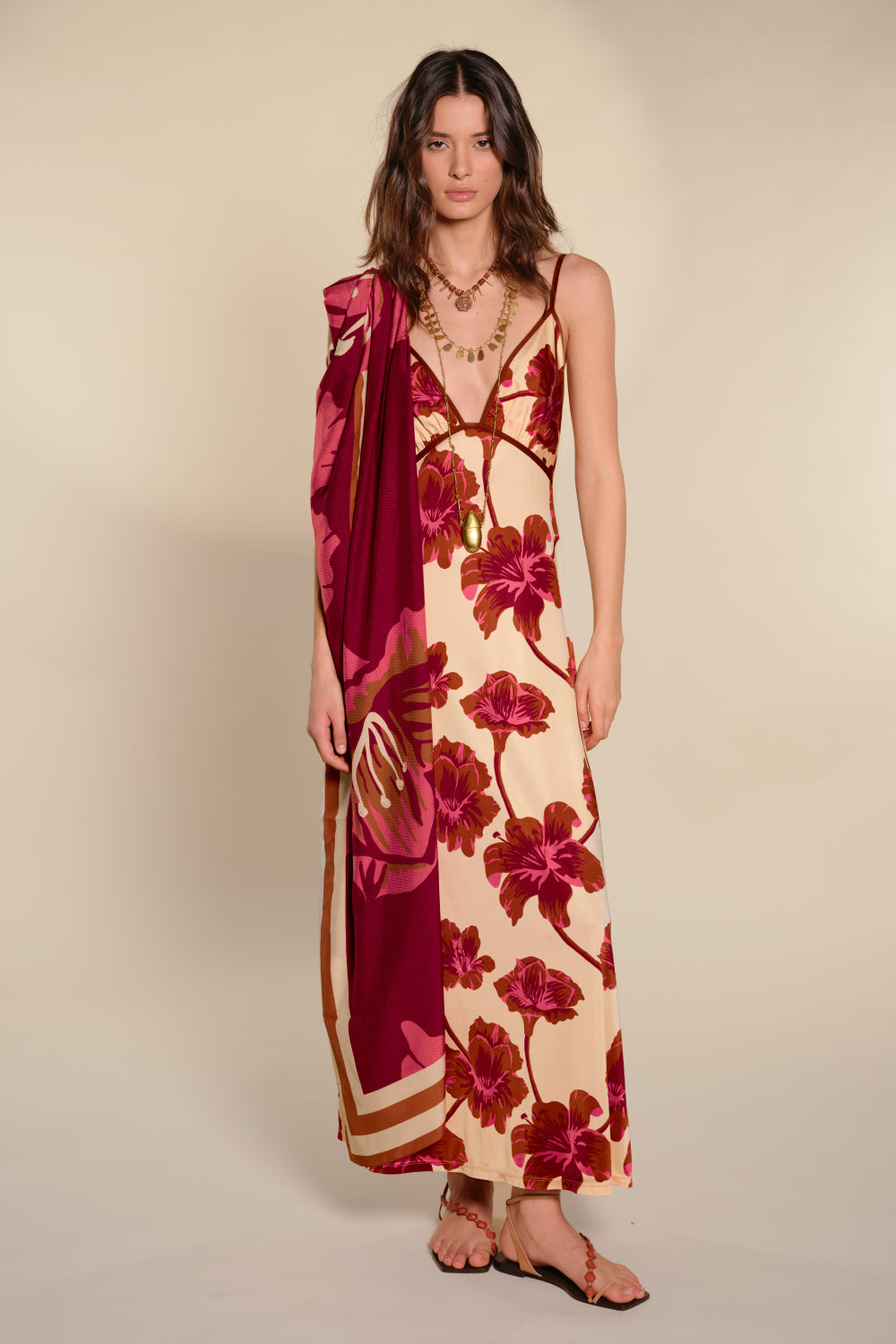 Elegant Astromelia Shawl - Soft & Lightweight Wrap for Women - Perfect for Weddings, Parties & Evening Events