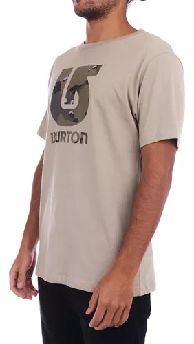 Burton Unisex T-Shirt - Vertical Fill Cemento Design | Comfortable Cotton Tee for Men & Women | Perfect for Casual Wear, Street Style & Everyday Outfits