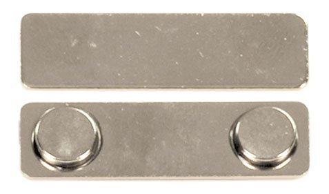 Premium Magnetic Badge Holders with Strong Adhesive Tape - 12 Sets (24 Pieces) - Ideal for Office ID Cards, Event Name Tags & School Security Badges