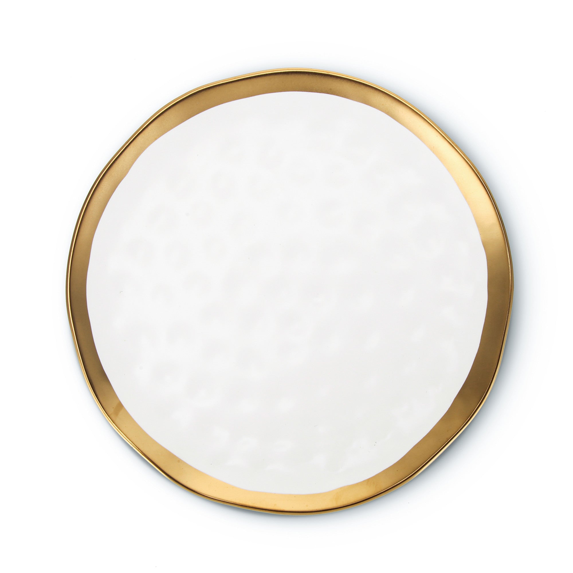 Florian Porcelain Dinner Plate Set - Elegant White Ceramic Plates for Fine Dining, Restaurants & Home Entertaining - Dishwasher & Microwave Safe