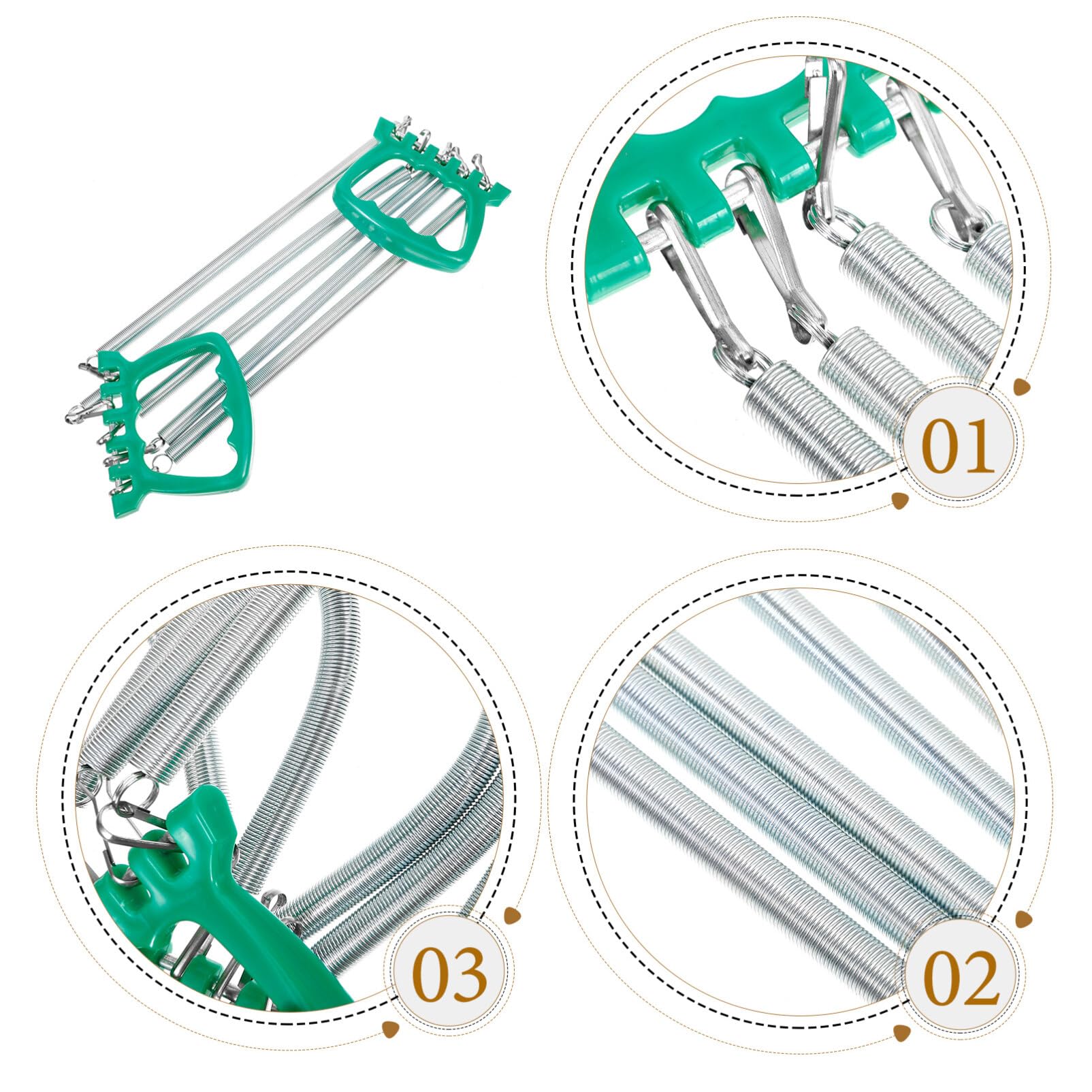 Adjustable Chest Expander with Resistance Bands - Spring Hand Gripper & Arm Pull Bar for Home Gym - Strength Training Equipment for Muscle Building - Perfect for Full Body Workouts and Physical Therapy