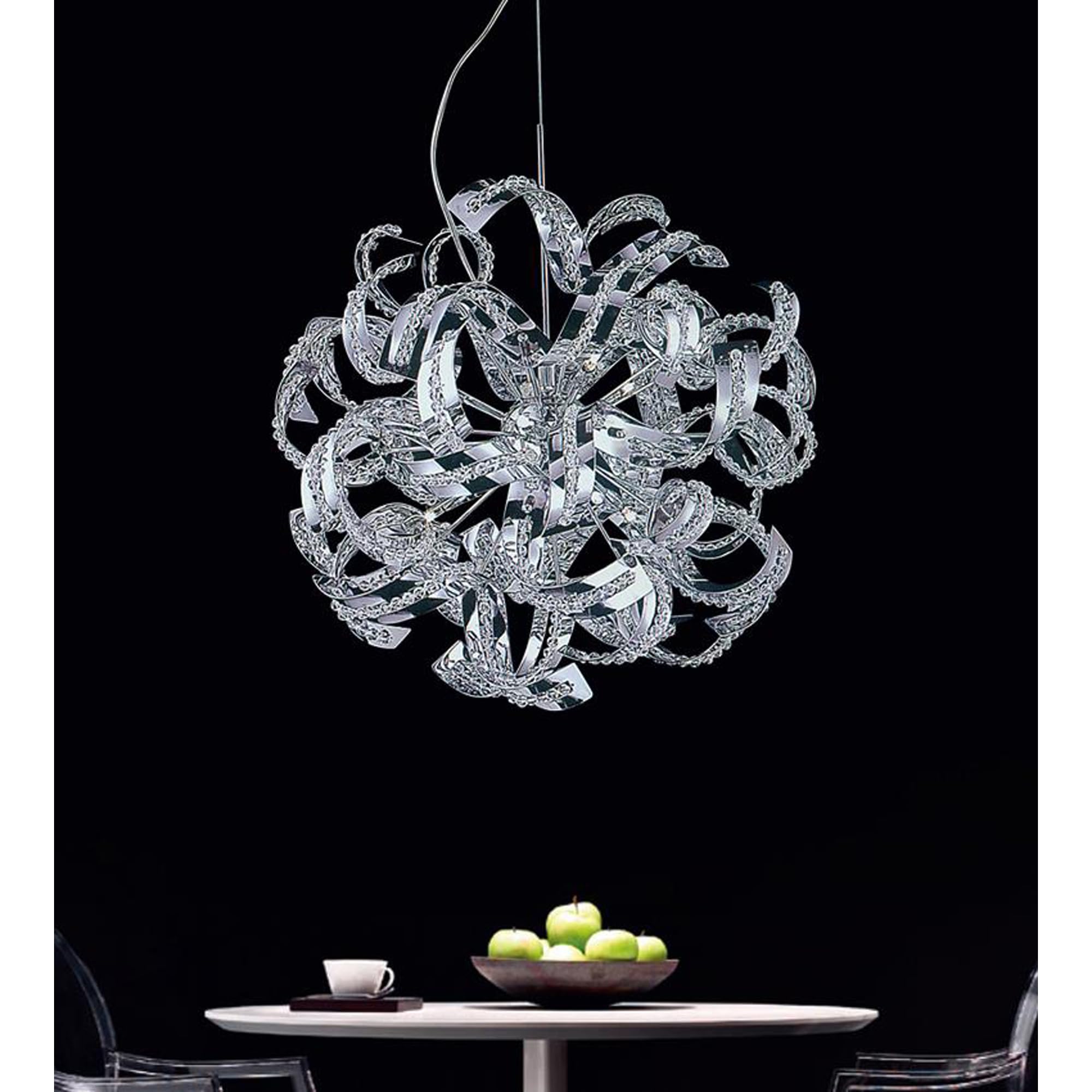 Elegant CWI Lighting Swivel 14-Light Chandelier with Chrome Finish - Perfect for Dining Room, Living Room & Bedroom Lighting