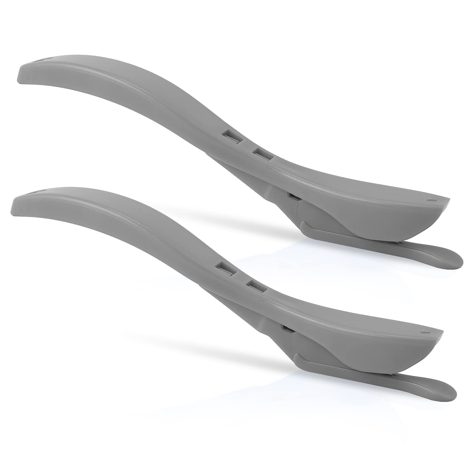 EHDIS 2-Pack Wrapping Paper Cutter - Sliding Roll Cutter Tool for Christmas Gifts, Holiday Wrapping, Vinyl, Crafts & Paper Rolls (Grey) - Perfect for DIY Projects, Gift Wrapping & Crafting