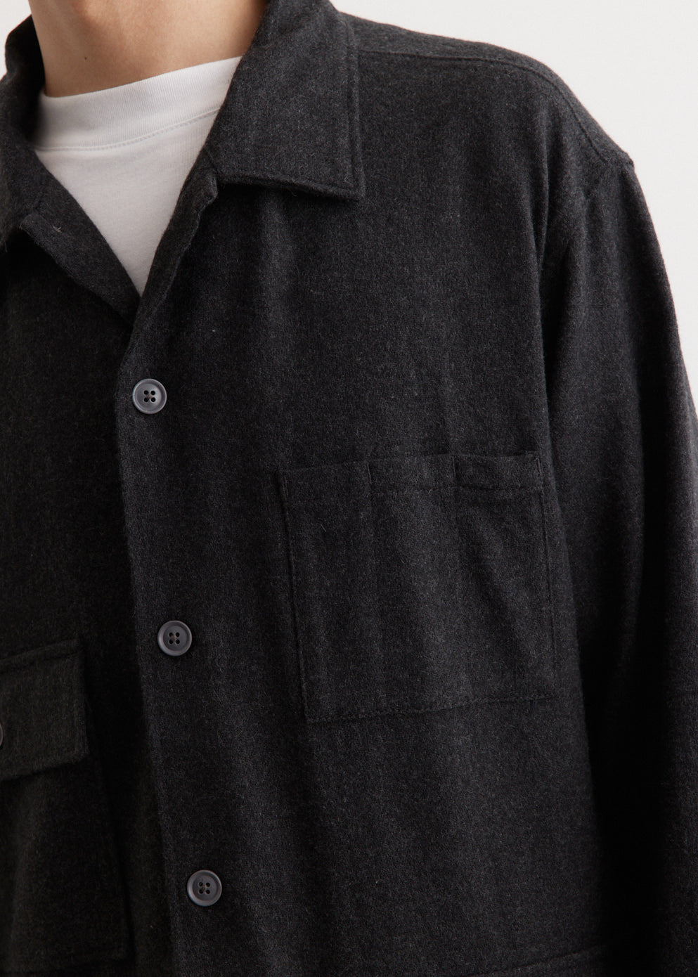 Men's Ba Shirt Jacket - Stylish Gray Outerwear for Fall 2023 | Perfect for Casual Outings, Work & Outdoor Activities
